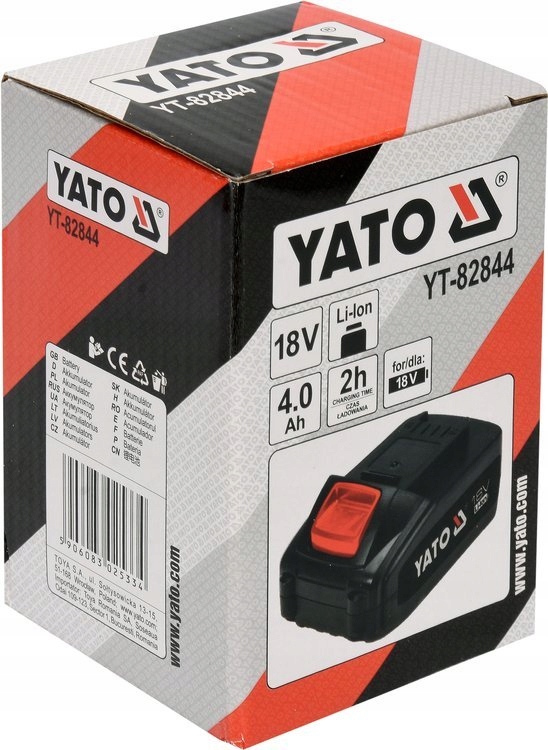 YATO AKUMULATOR BATERIA LITOWO JONOWY 4.0Ah 4Ah 18V YT-82844