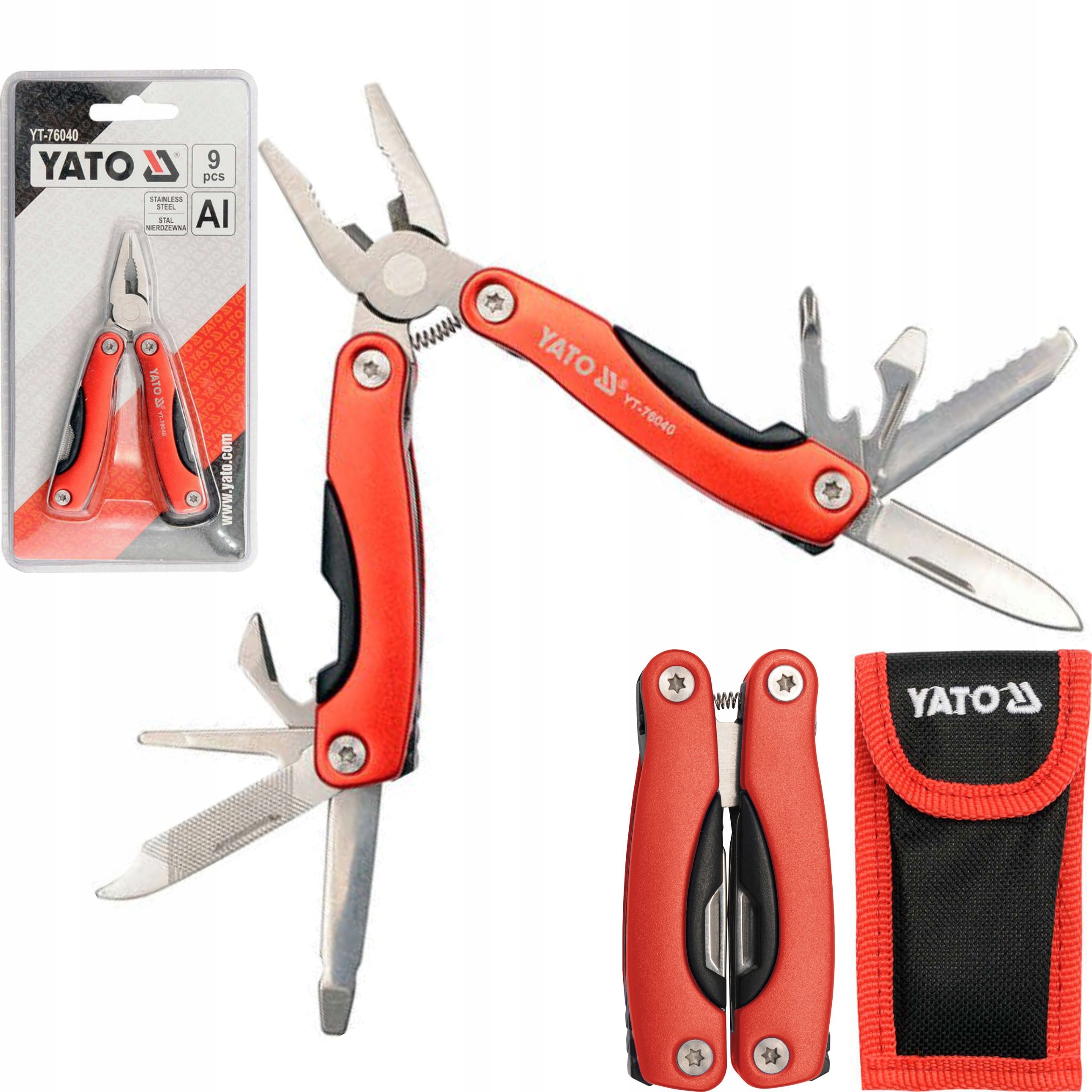 YATO NARZĘDZIE WIELOFUNKCYJNE MULTITOOL FUTERAŁ 9E