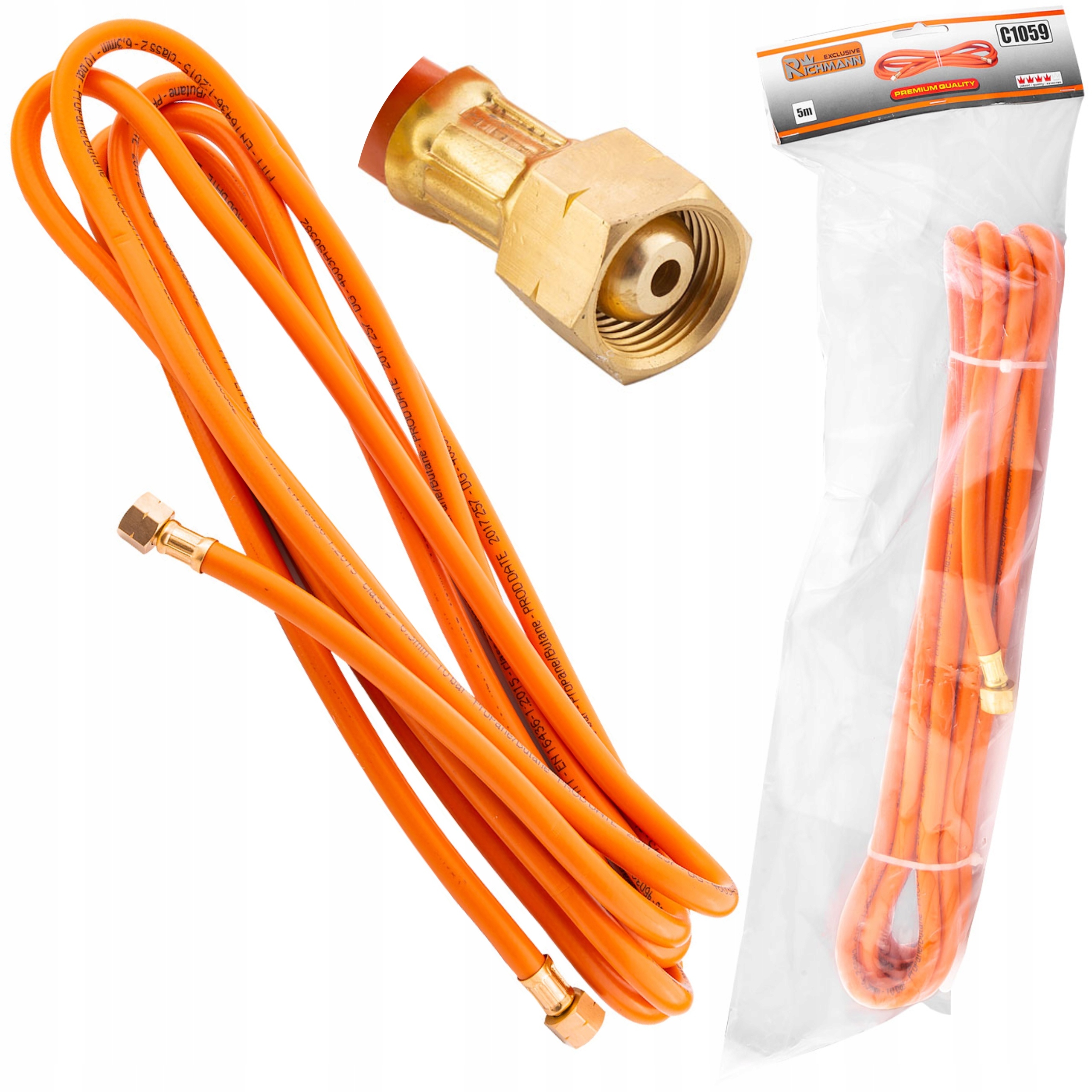 RICHMANN ELASTYCZNY PRZEWÓD 5 M DO PALNIKA GAZOWEGO GWINT 3/8" C1059