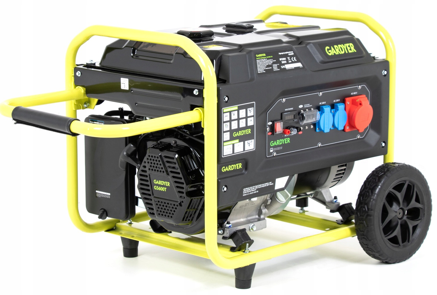 AGREGAT SHT5600 PRĄDOTWÓRCZY TRÓJFAZOWY 5000W GARDYER G5600T GENERATOR +OL