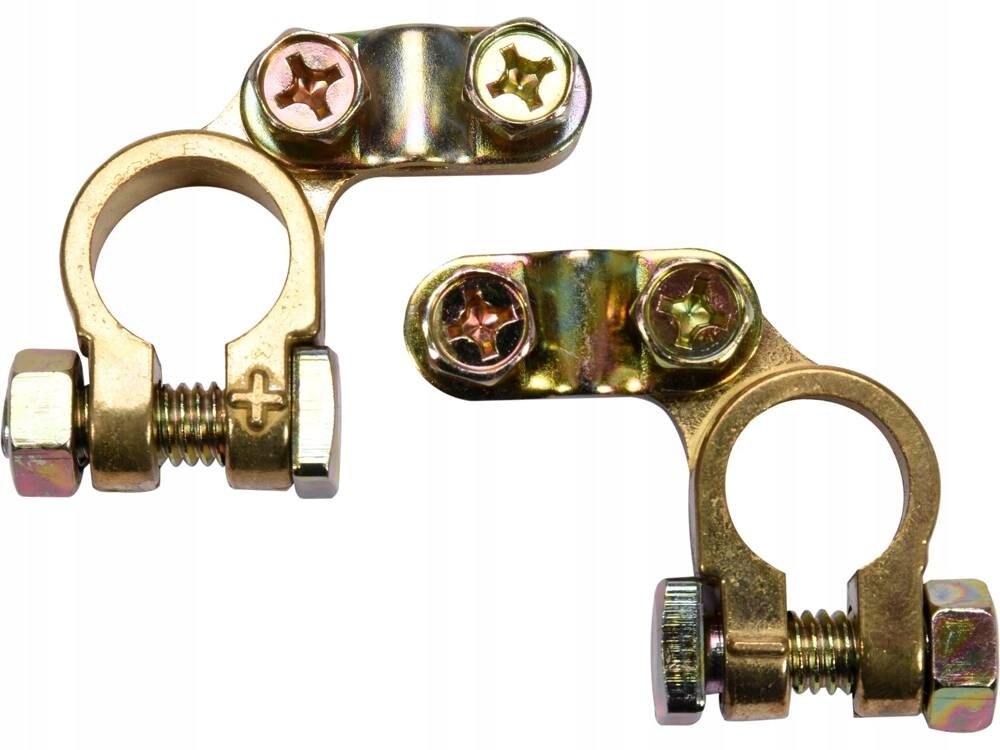 KLEMY DO AKUMULATORA KOMPLET DODATNIA I UJEMNA ZESTAW 2 SZTUK VOREL 82431