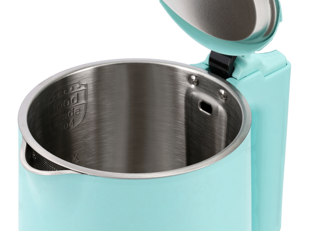 LUND CZAJNIK ELEKTRYCZNY LUND 2200W 1,5L TURKUSOWY PODWÓJNE ŚCIANKI 68208