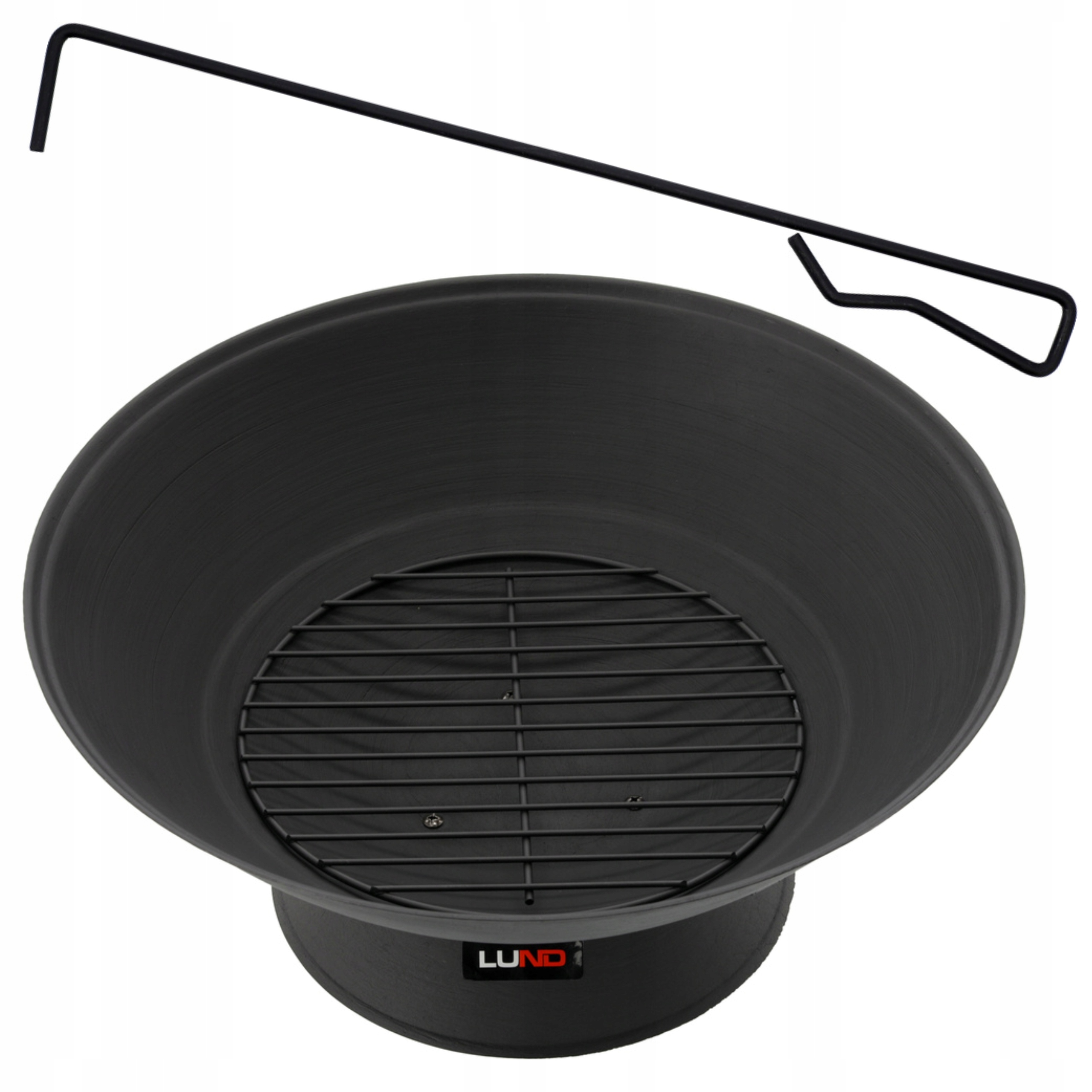 LUND PALENISKO OGRODOWE ŻELIWNE ZAOKRĄGLONE 56CM POGRZEBACZ 7,7KG LUND99716
