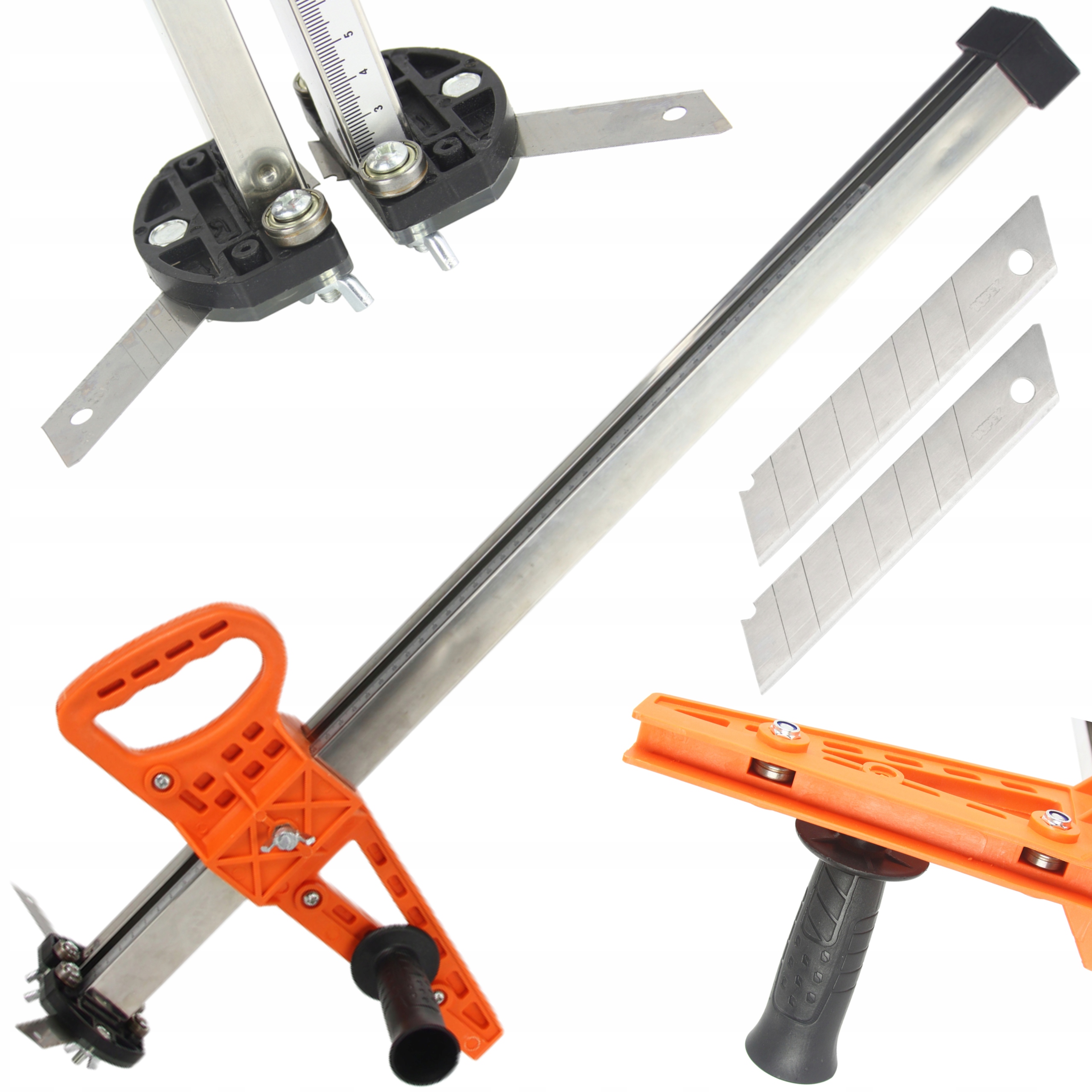 NÓŻ OBCINAK DO PŁYT GIPSOWO - KARTONOWYCH 20-600mm M51092