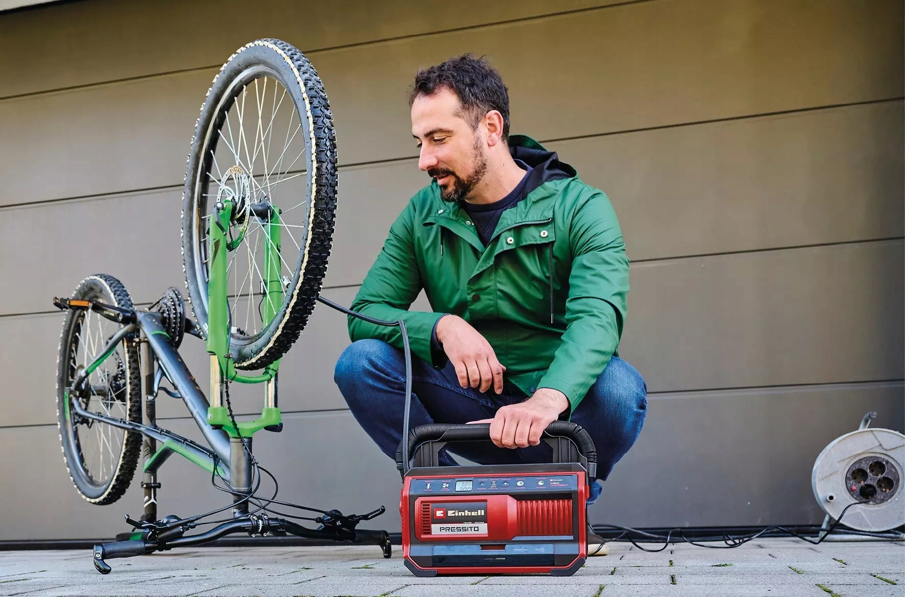 EINHELL SPRĘŻARKA KOMPRESOR HYBRYDOWY Solo PRESSITO 18/25 X-CHANGE 4020430