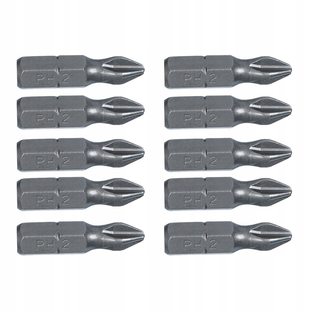 TOPEX 39D314 KOŃCÓWKI WKRĘTAKOWE PH2X25 MM, 10 SZT