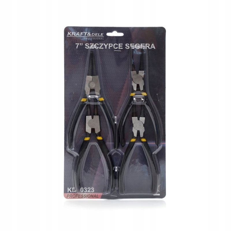 KRAFT&DELE ZESTAW SZCZYPIEC SZCZYPCE SEGERA 7'' 180MM 4 SZTUKI KD10323