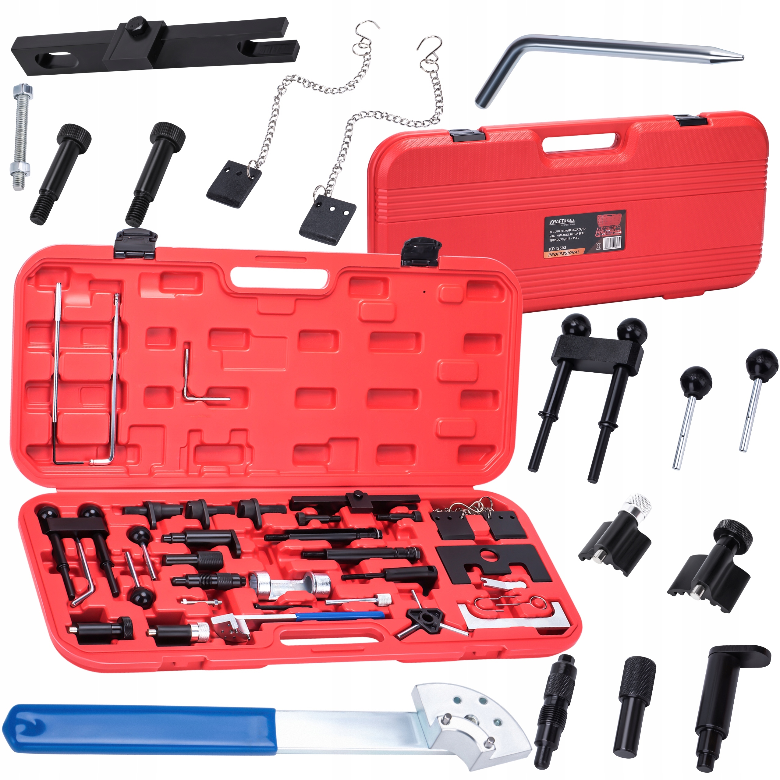 ZESTAW BLOKADA ROZRZĄDU DO SILNIKOW VAG VW AUDI 1.2 12V 1.9 2.0 TDI KD12503