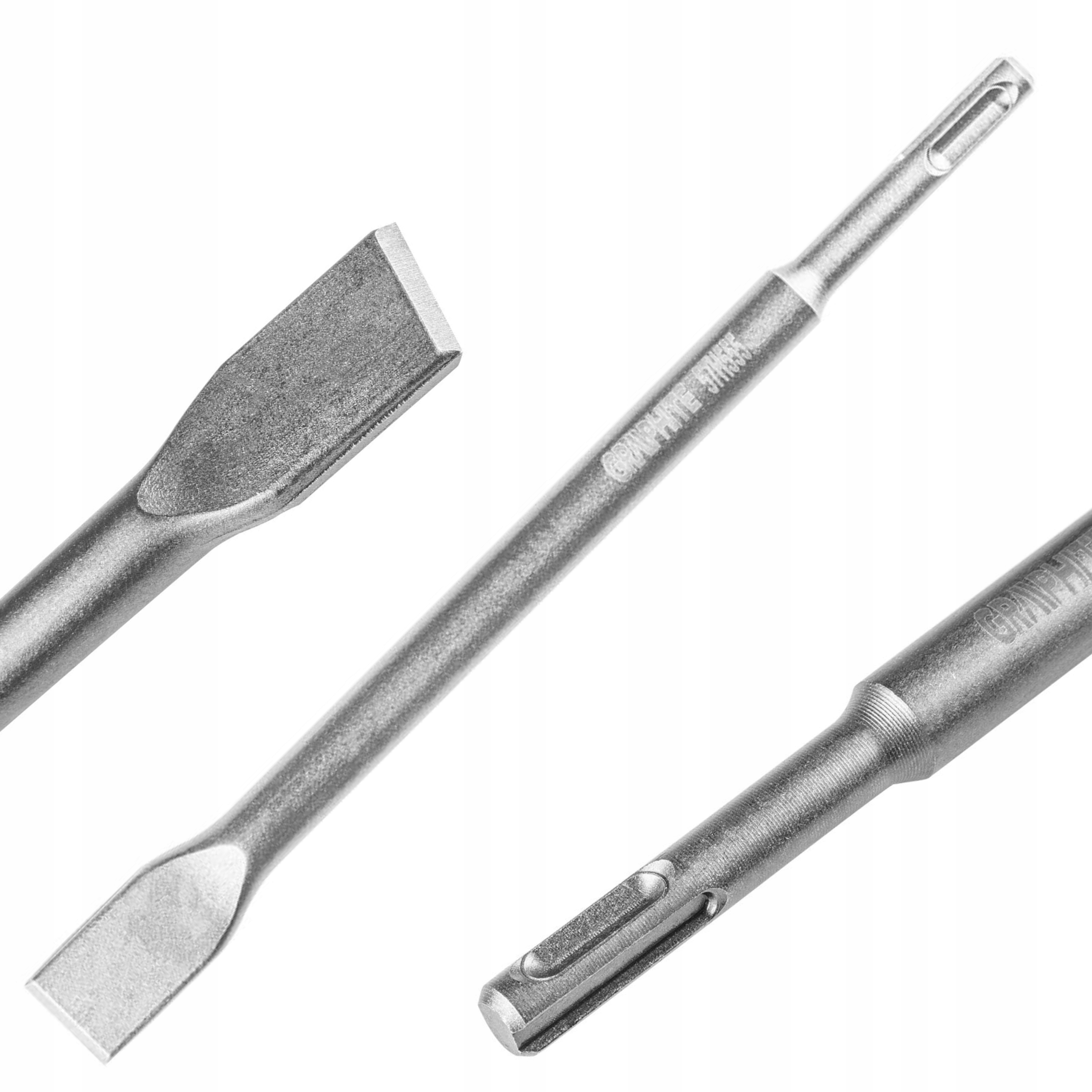 GRAPHITE DŁUTO SDS+ SDS PLUS PŁASKIE SAMOOSTRZĄCE 20X250MM DO BETONU 57H555