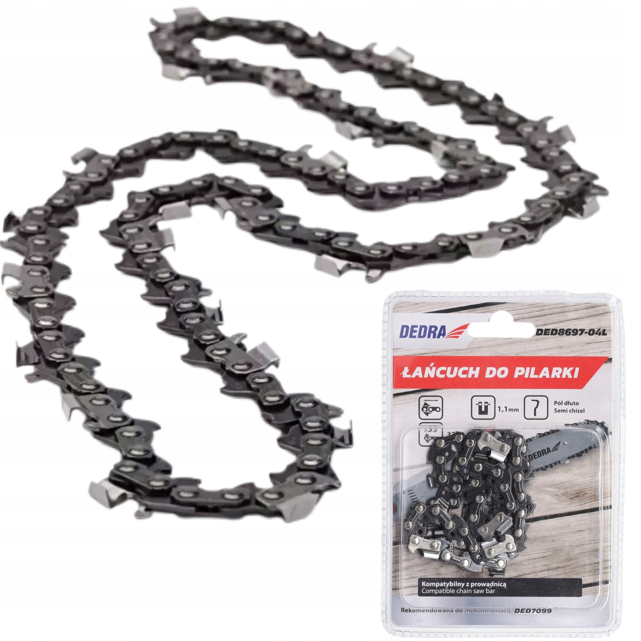 DEDRA ŁAŃCUCH DO PILARKI DED7099 4" 26 OGNIW, 0,3" 1,1MM GARDEN DED8697-04L