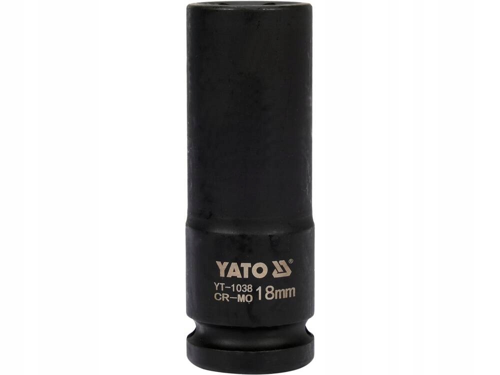 YATO KLUCZ NASTAWNY NASADKA UDAROWA SZEŚCIOKĄTNA DŁUGA 1/2'' 18 MM YT-1038