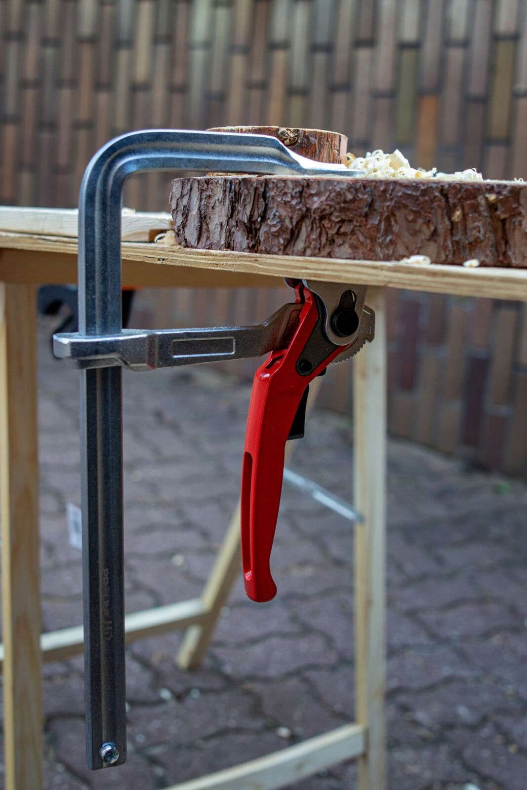 PROLINE ŚCISK STOLARSKI TYP F 400 X 140MM MECHANIZM ZAPADKOWY HD 11440