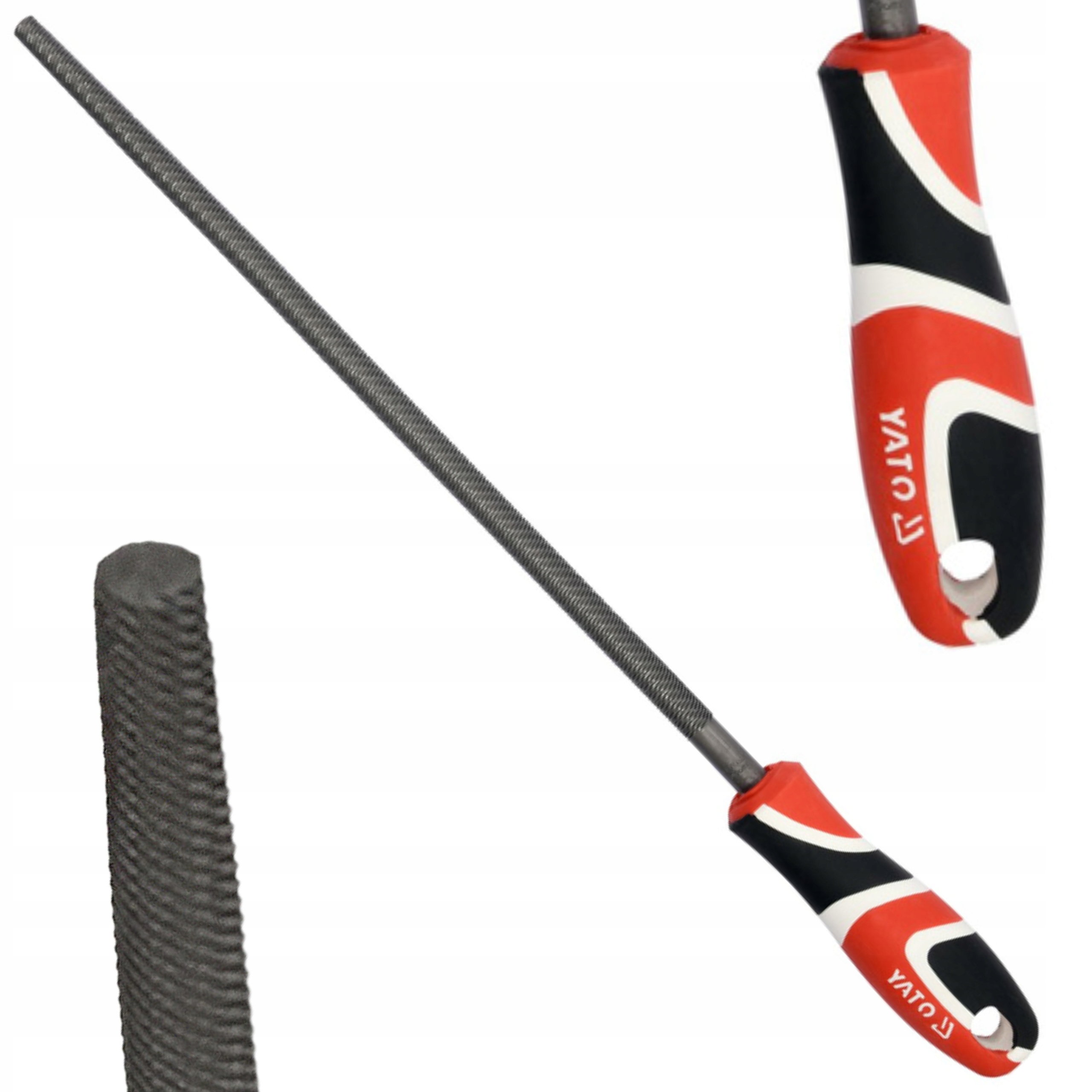 YATO PILNIK DO METALU OKRĄGŁY ZBIEŻNY 300MM NACIĘCIE #1 STAL T12 YT-62271