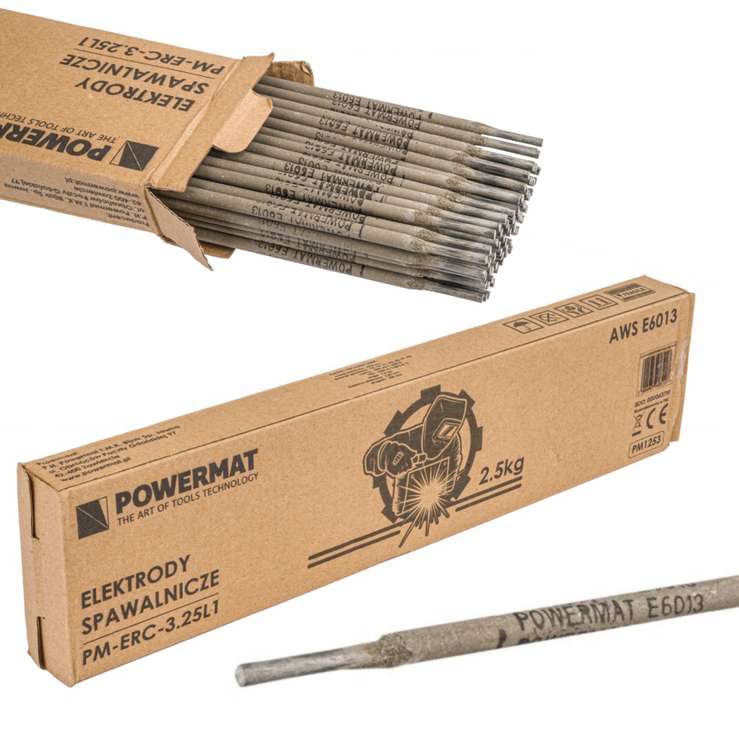 ELEKTRODY SPAWALNICZE RUTYLOWE 3,25mm 2,5KG ELEKTRODA DO SPAWANIA MMA