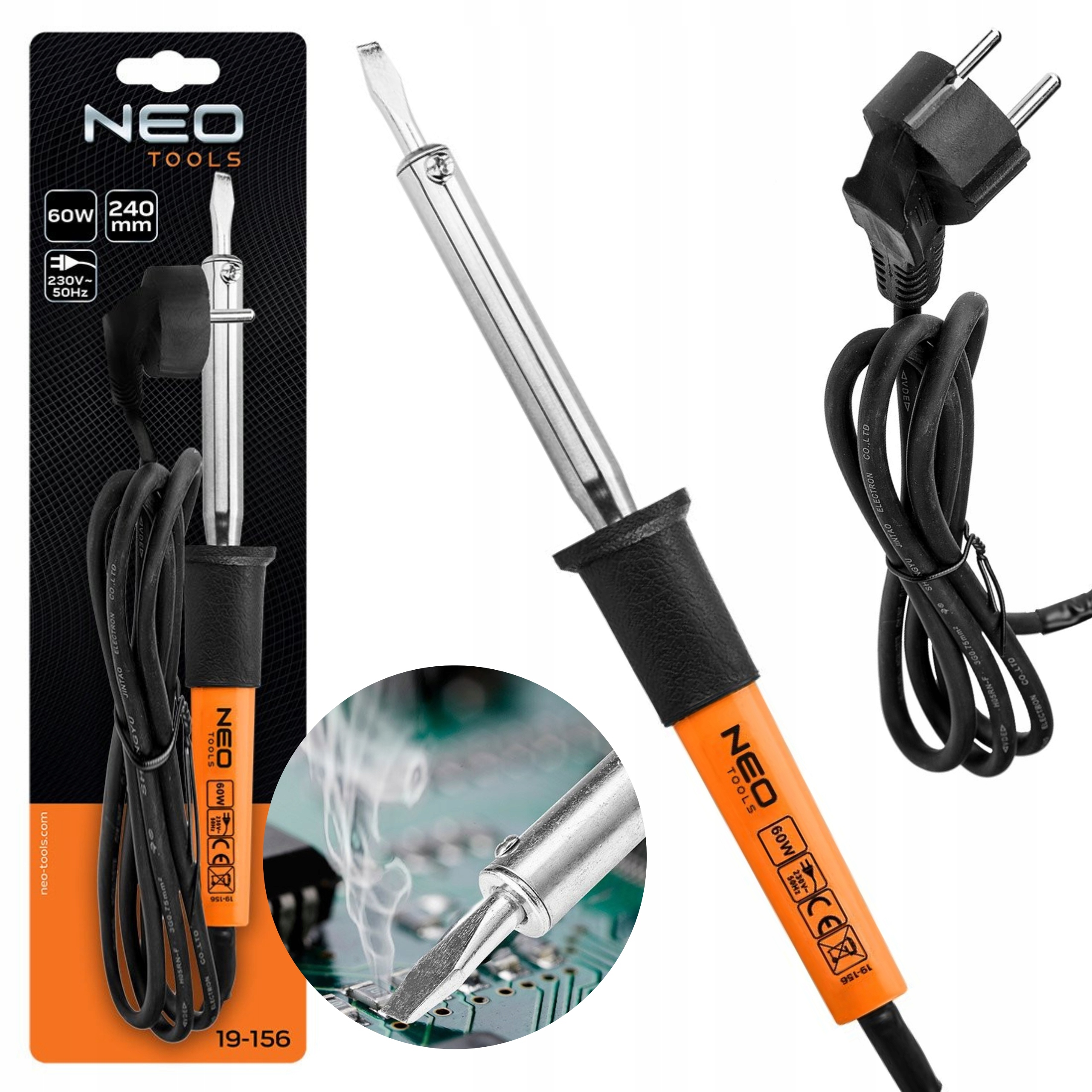 NEO LUTOWNICA OPOROWA GRZAŁKOWA 60W 240mm 450C 19-156 KOLBOWA