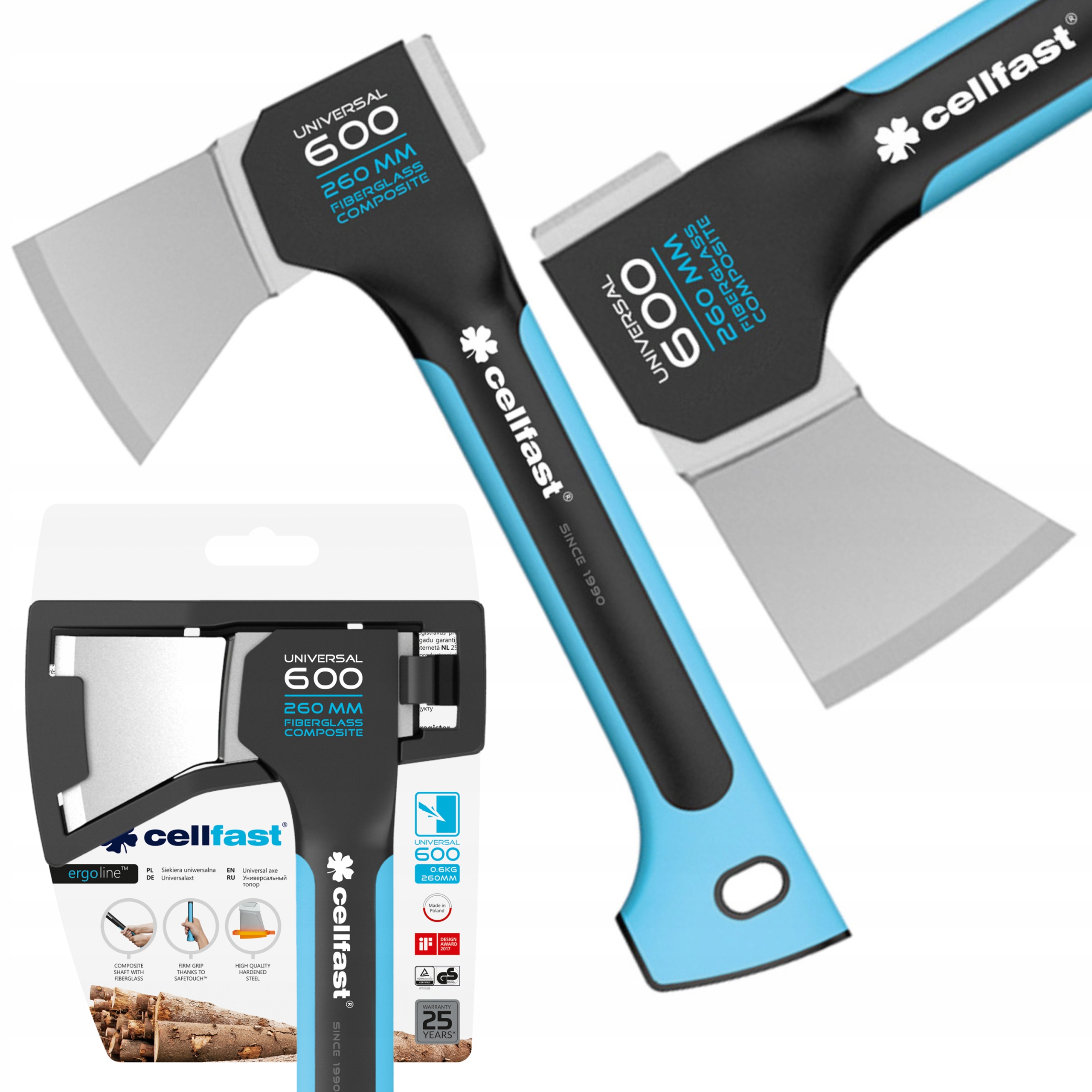 SIEKIERA UNIWERSALNA TOPOREK SURVIVAL BIWAK 26CM