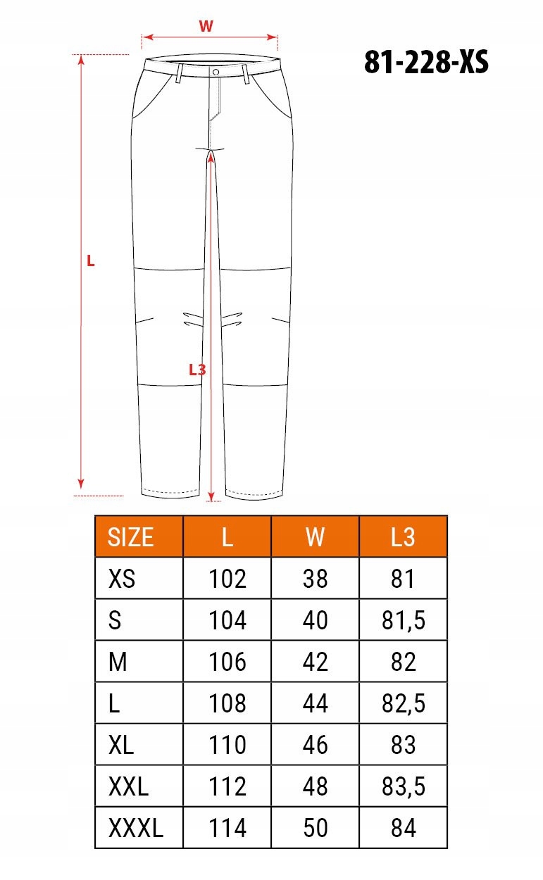 NEO SPODNIE ROBOCZE DENIM DO PASA WZMOCNIONE BAWEŁNA OXFORD XXXL/58 + PASEK