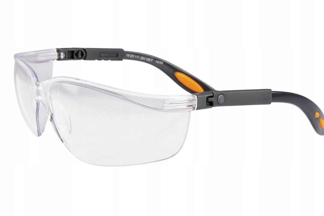 NEO OKULARY OCHRONNE PRZECIWODPRYSKOWE POLIWĘGLANOWE BIAŁE REGULACJA 97-500