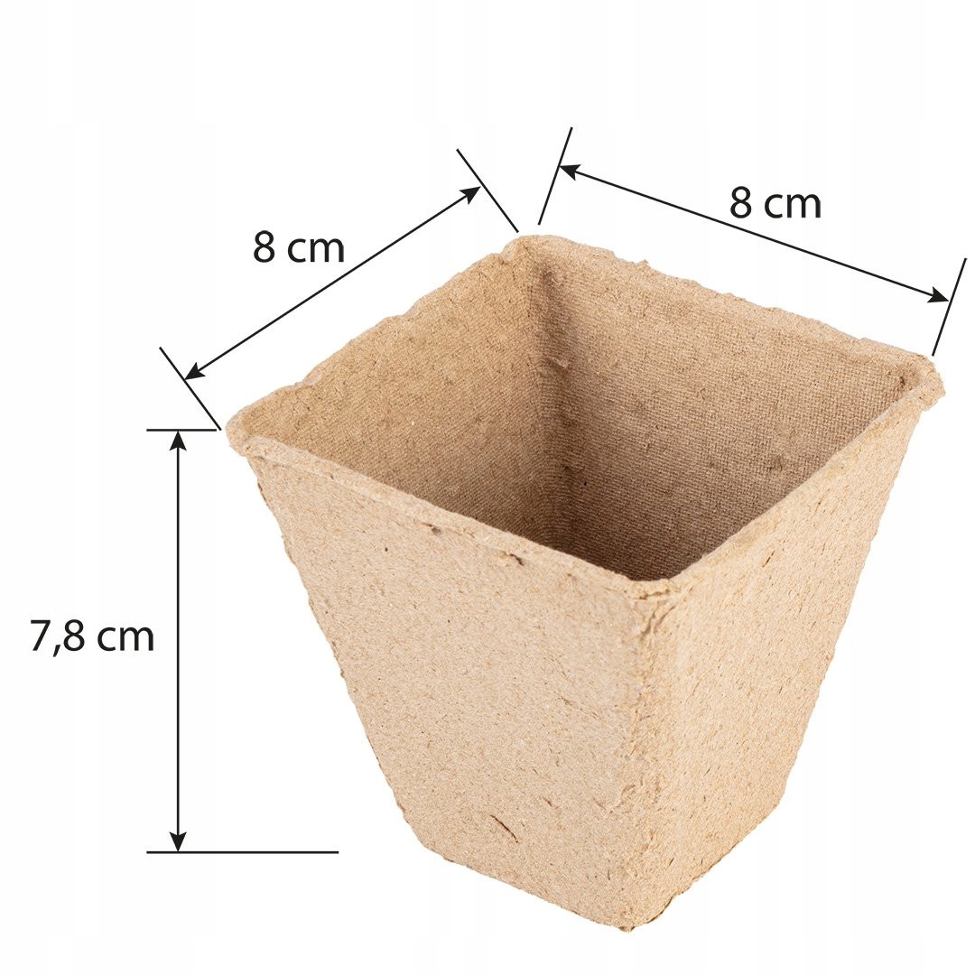 VERTO ROZSADNIKI TORFOWE DONICZKI DO ROZSADU BIODEGRADOWALNE 18SZTUK 15G464