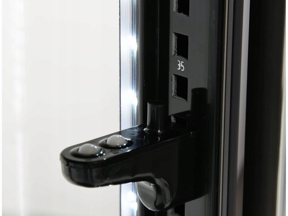 WITRYNKA CHŁODNICZA PRZESZKLONA OKRĄGŁA 48x103 CM