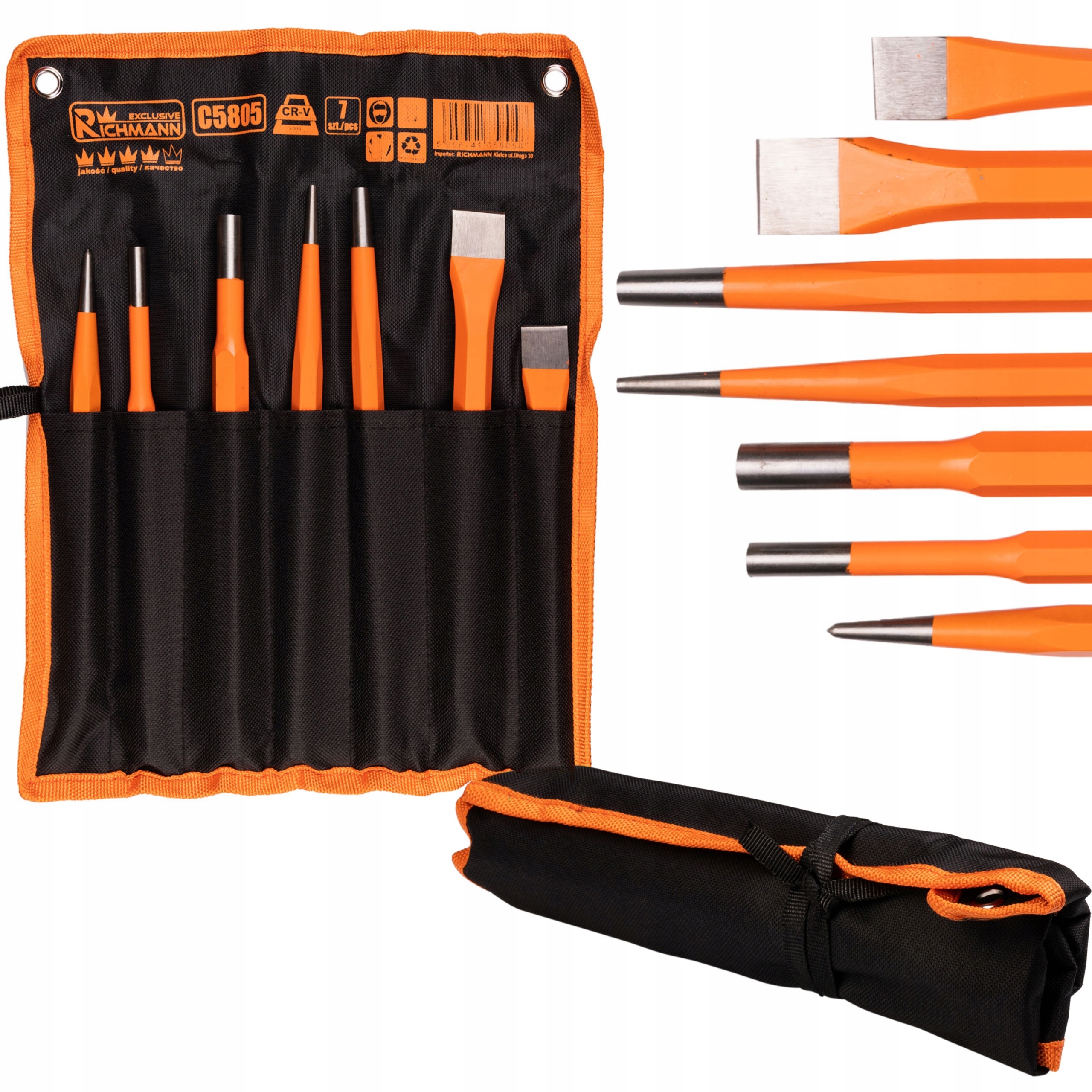 CORONA C5805 ZESTAW PRZEBIJAKÓW I PRZECINAKÓW 7EL