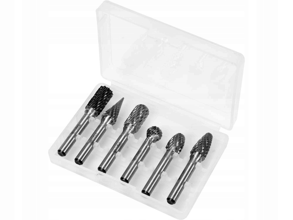 YATO ZESTAW FREZY TRZPIENIOWE 6mm DO METALU PILNIKI 6 SZTUK YT-61729