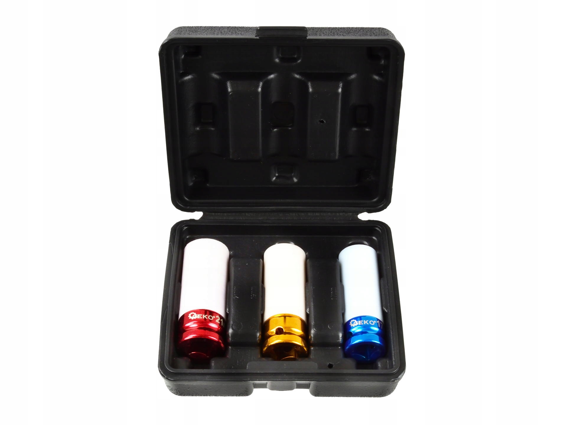 ZESTAW NASADEK UDAROWYCH ALUFELG 17MM 19MM 21MM