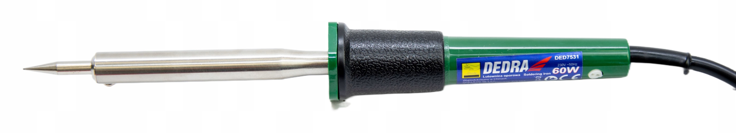 DEDRA LUTOWNICA GRZAŁKOWA OPOROWA 60W TEMPERATURA DO 500°C KOLBOWA DED7531