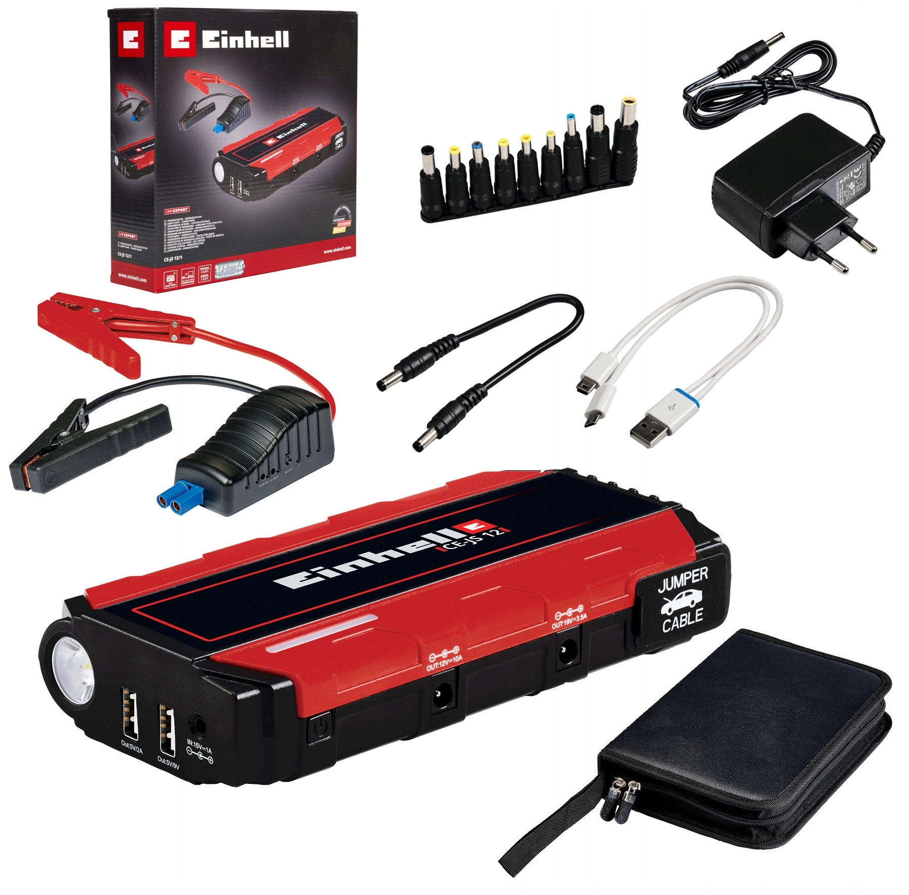 EINHELL URZĄDZENIE ROZRUCHOWE JUMP STARTER POWER BANK CE-JS 12 1091521