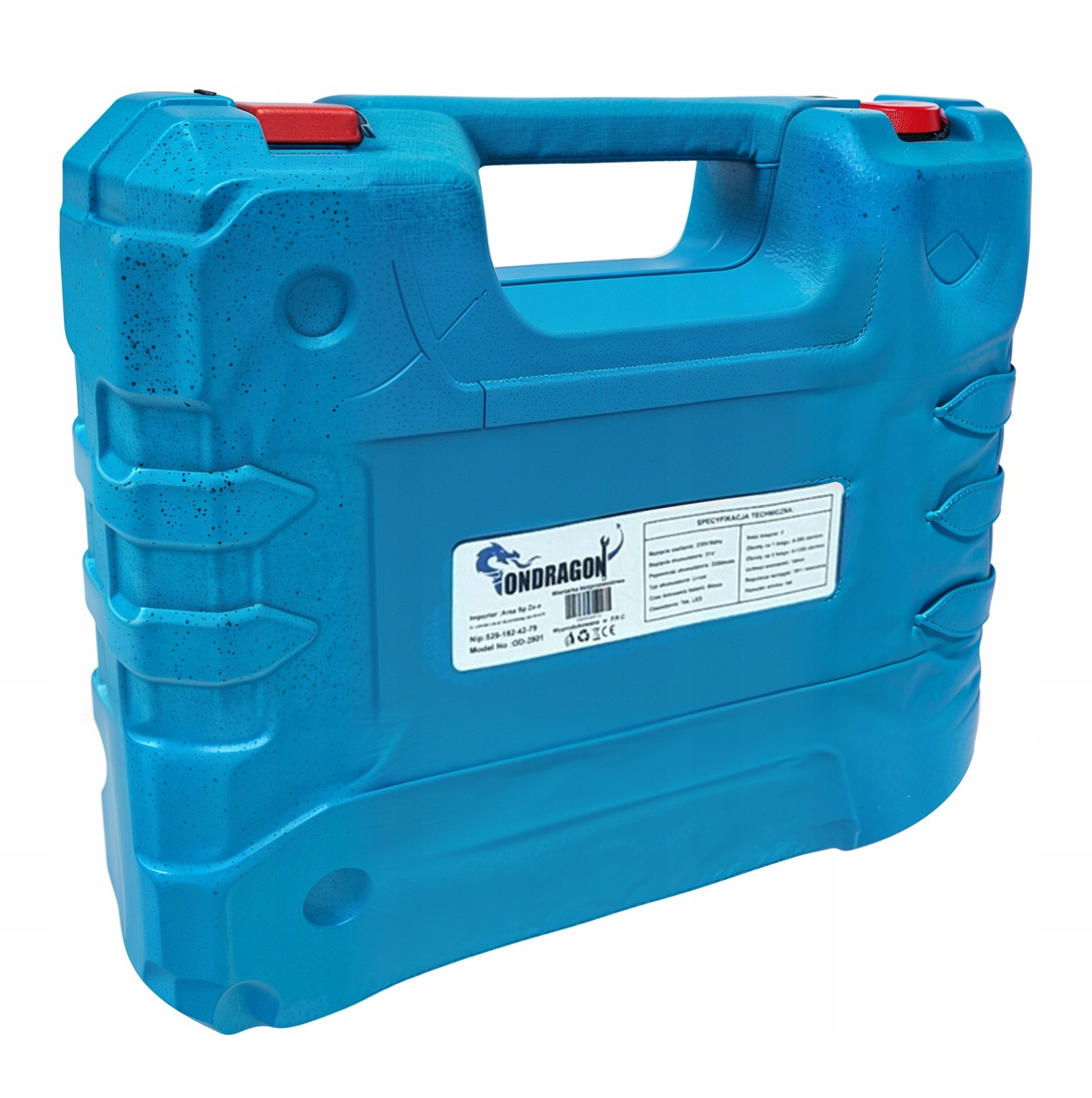 WKRĘTARKA WIERTARKA AKUMULATOROWA 2xAKU NASADKI BITY LED WALIZKA ZESTAW 21V