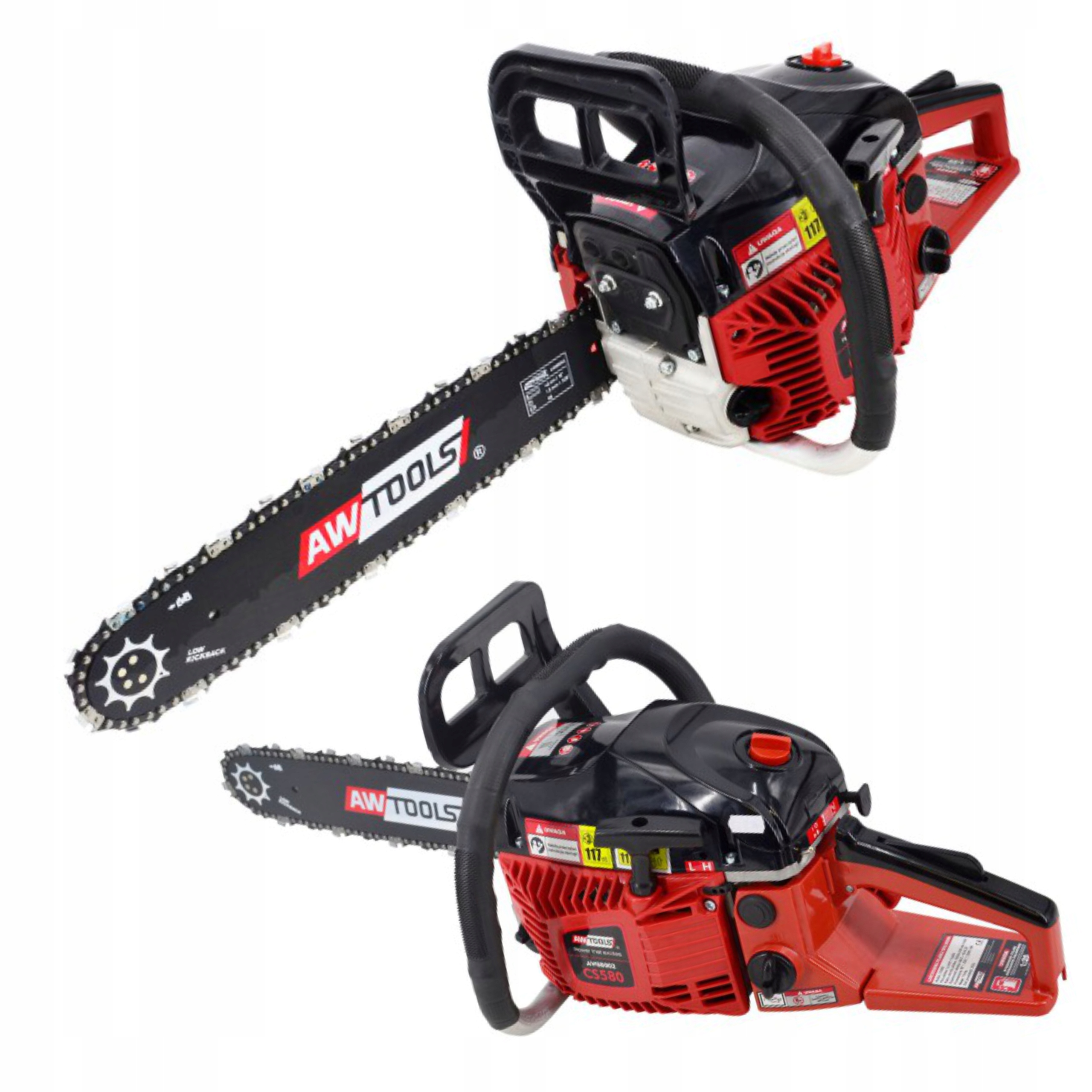 AWTOOLS PIŁA ŁAŃCUCHOWA SPALINOWA 2,2KW 3,0 KM 52cm3 CS520 PILARKA 14" 35cm