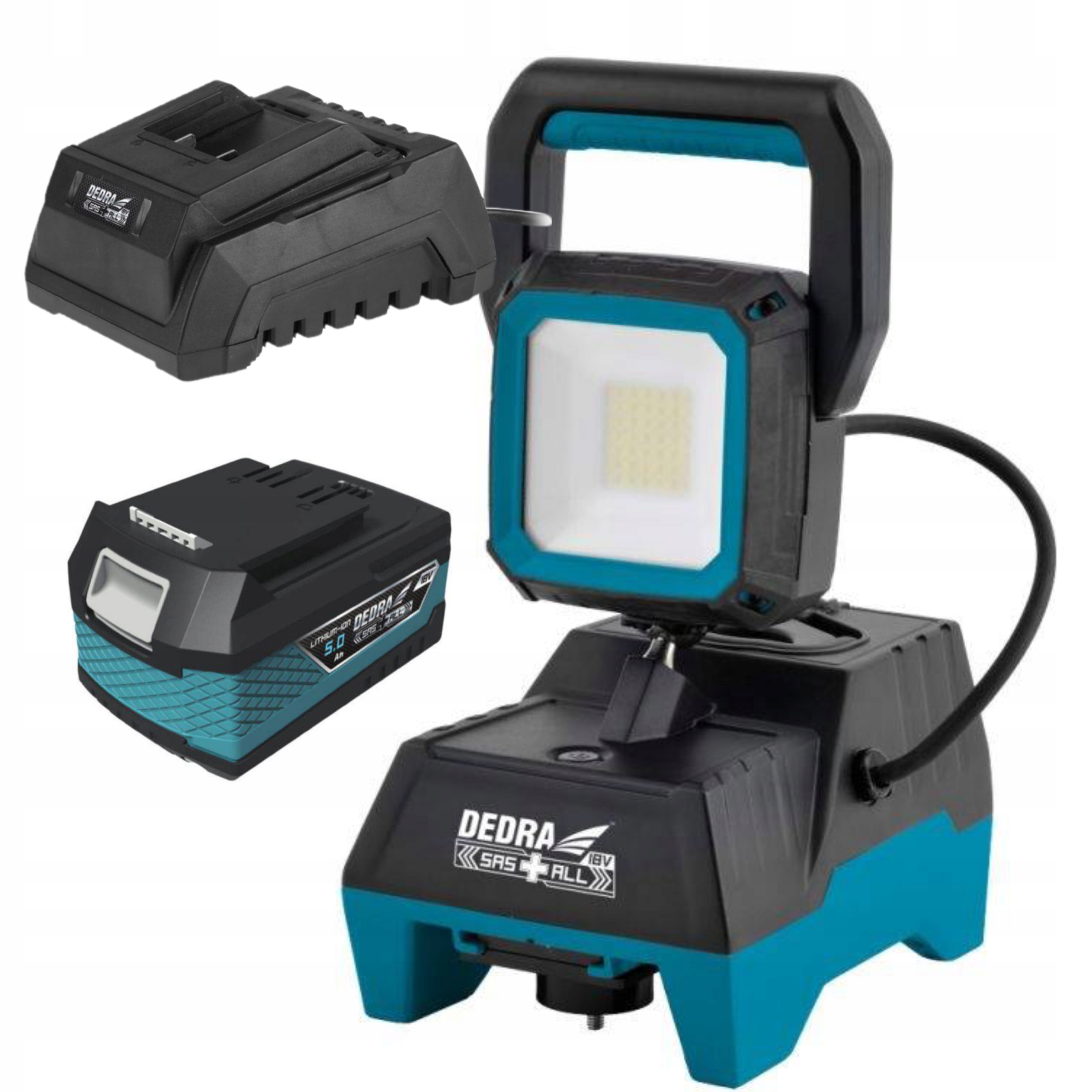 DEDRA LAMPA WARSZTATOWA DED6905 LED aku 18V +5Ah