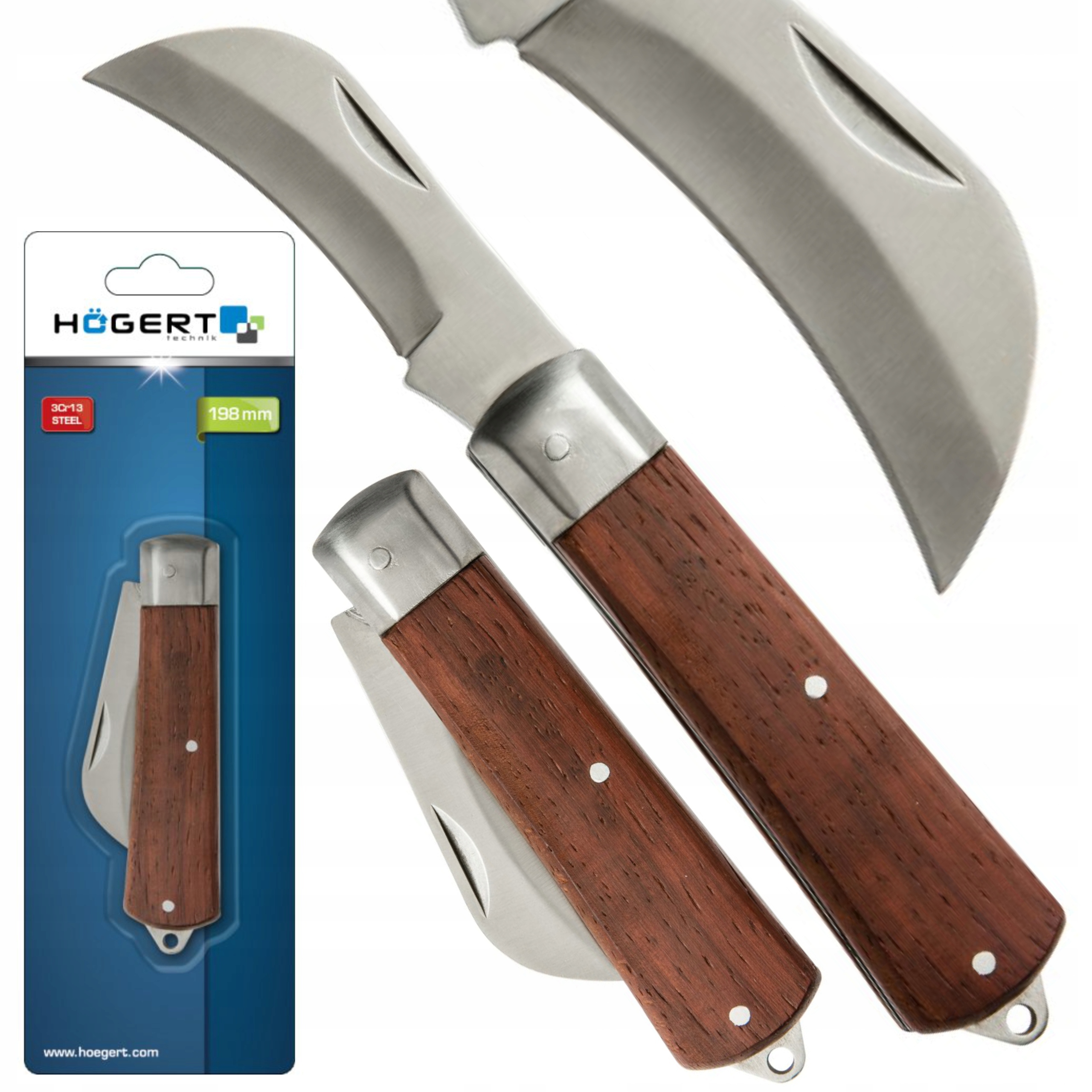 HOEGERT NÓŻ MONTERSKI SIERPAK 198MM HT4C651