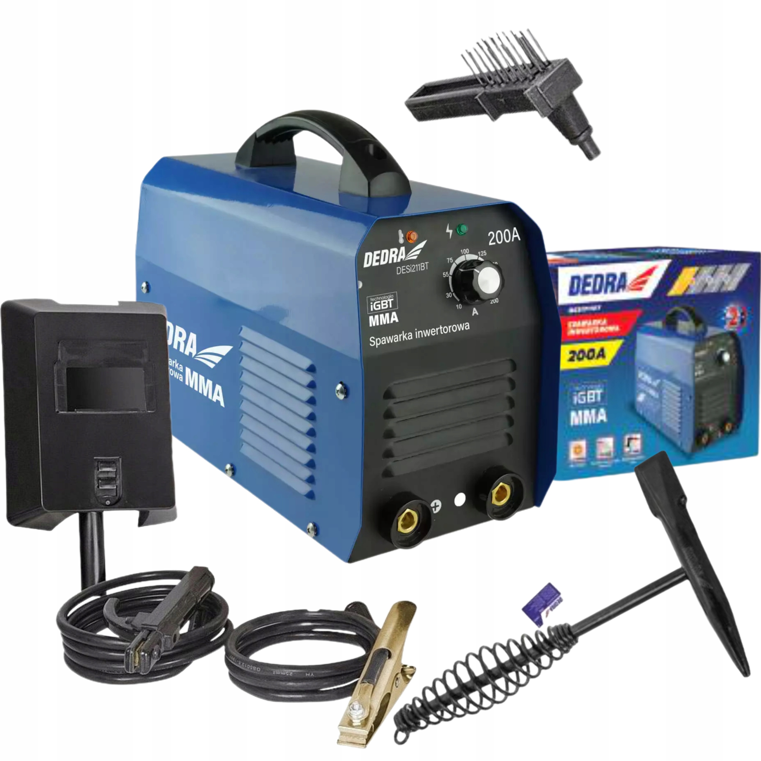 DEDRA SPAWARKA INWERTOROWA DESI211BT 200A MMA/TIG