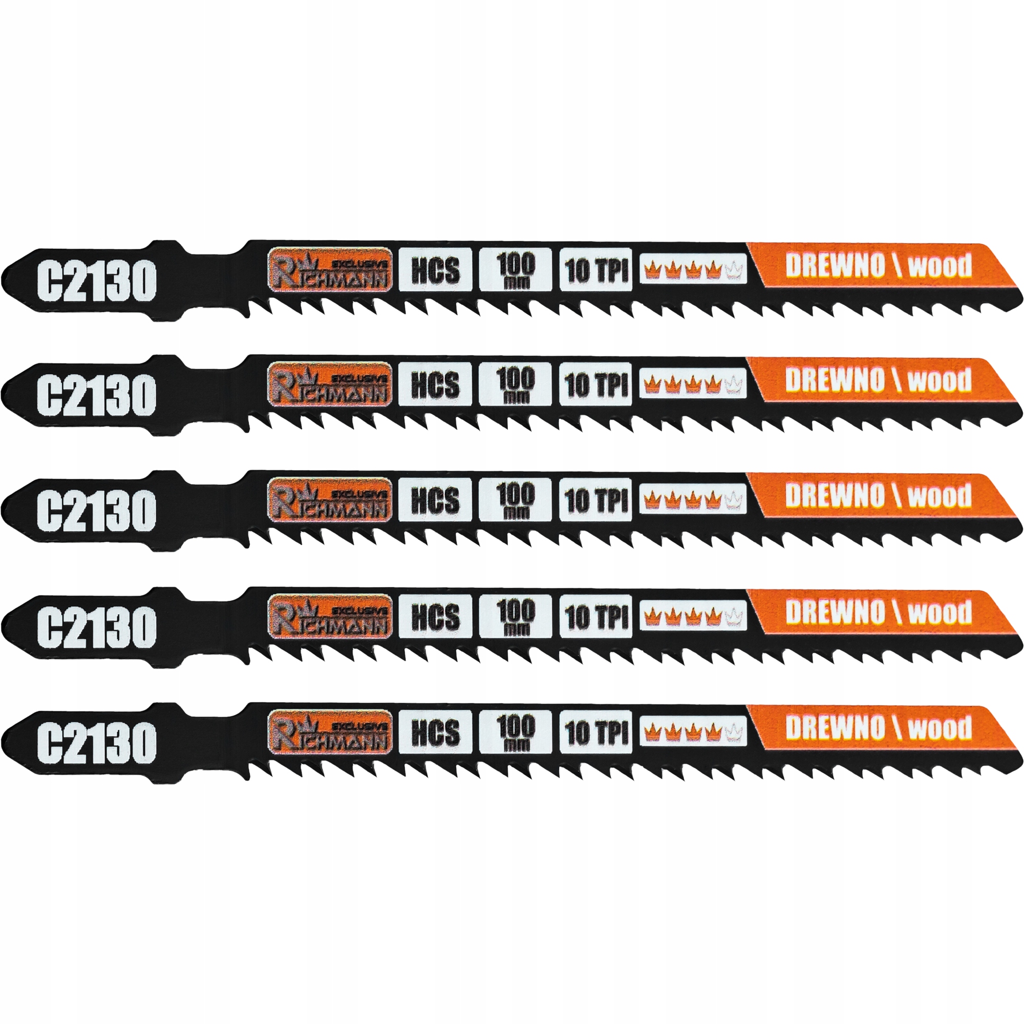 C2130 BRZESZCZOT WYRZ DREWNO T HCS 100MM 10TPI CIĘCIE ODWR ZĄB T101BR 5