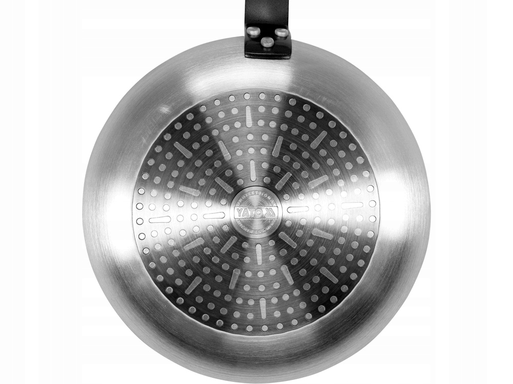 YATO TRADYCYJNA ALUMINIOWA PATELNIA NA INDUKCJĘ Z POWŁOKĄ PTFE 280MM 00161