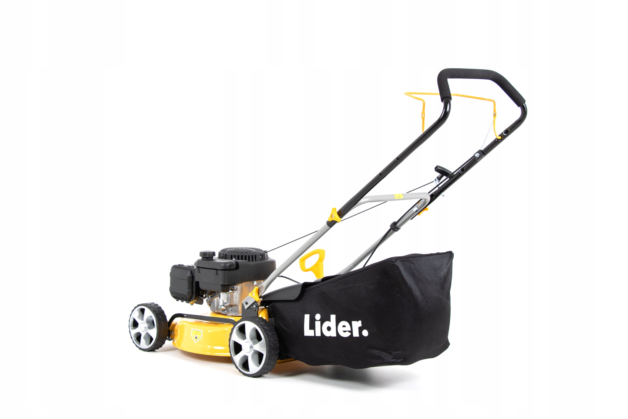LIDER KOSIARKA SPALINOWA DO TRAWY BEZ NAPĘDU Z KOSZEM 46cm PCHANA LONCIN+ O