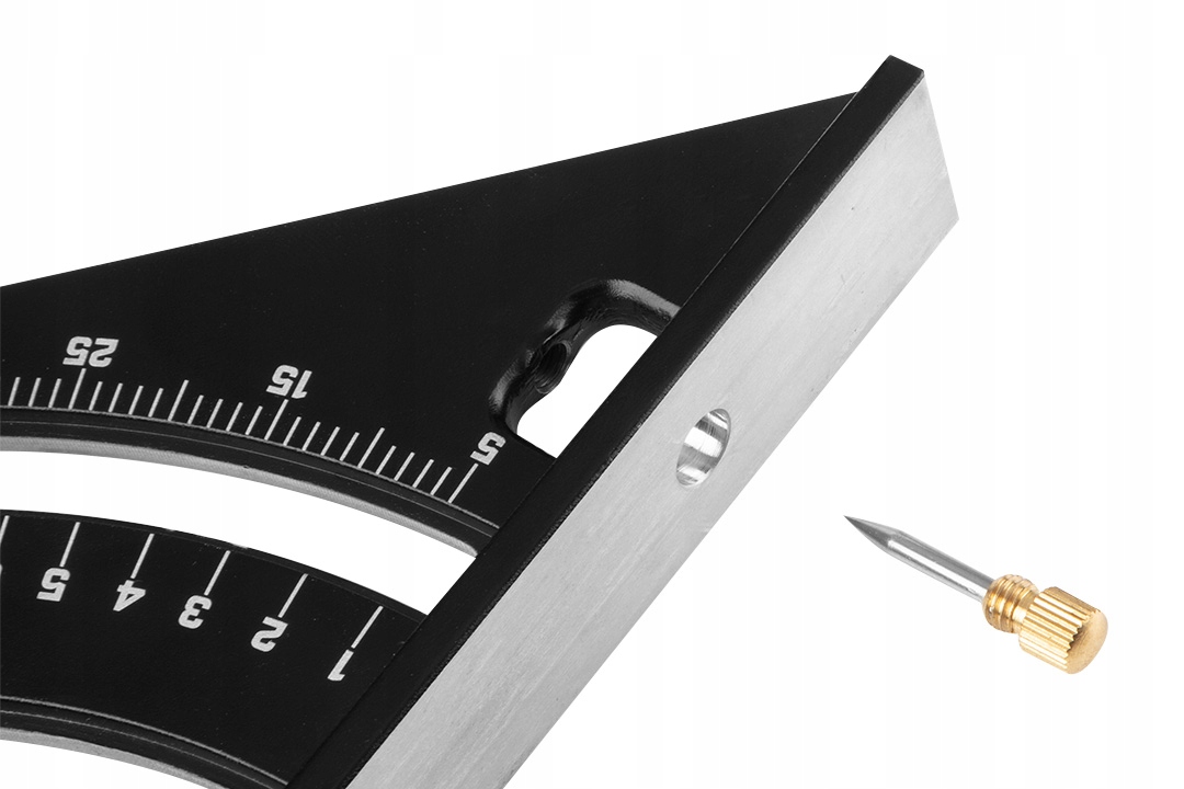 NEO TOOLS KĄTOWNIK ALUMINIOWY EKIERKA BUDOWLANA ZE STOPKĄ 185X 317mm 72-105