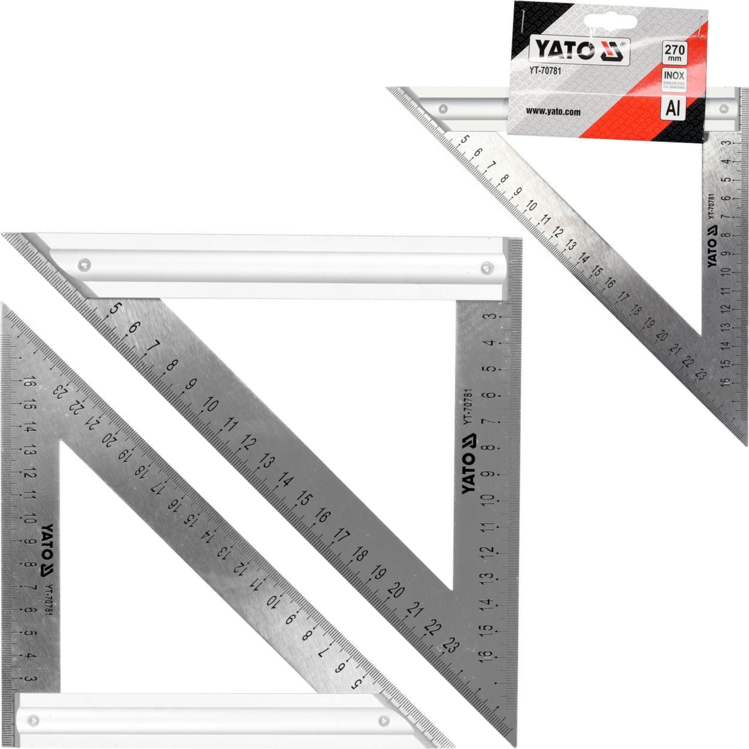 YATO EKIERKA METALOWA 270 MM ZE STOPKĄ YT-70781