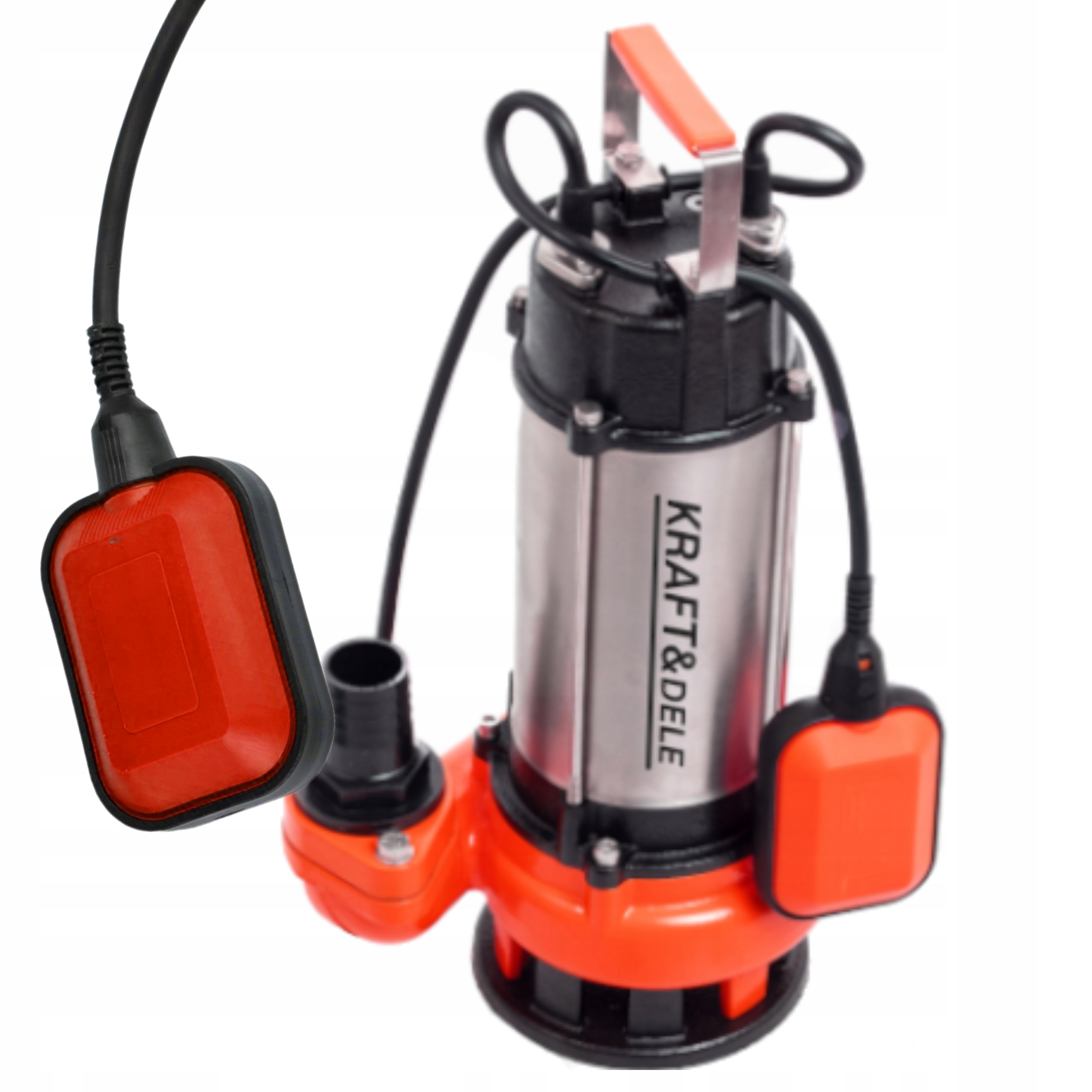 K&D ZATAPIALNA POMPA DO WODY ŻELIWNA + PŁYWAK 2950W 18000L/H GWINT 2" KD768