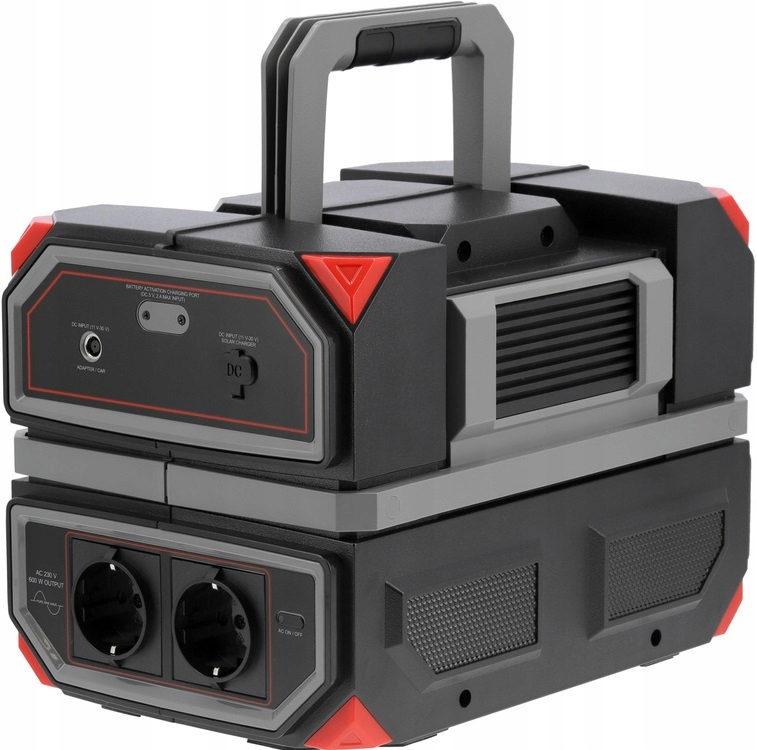 YATO PRZENOŚNA STACJA ZASILANIA 600W 504Wh 230V MOBILNA BAZA ZASIL YT-83091