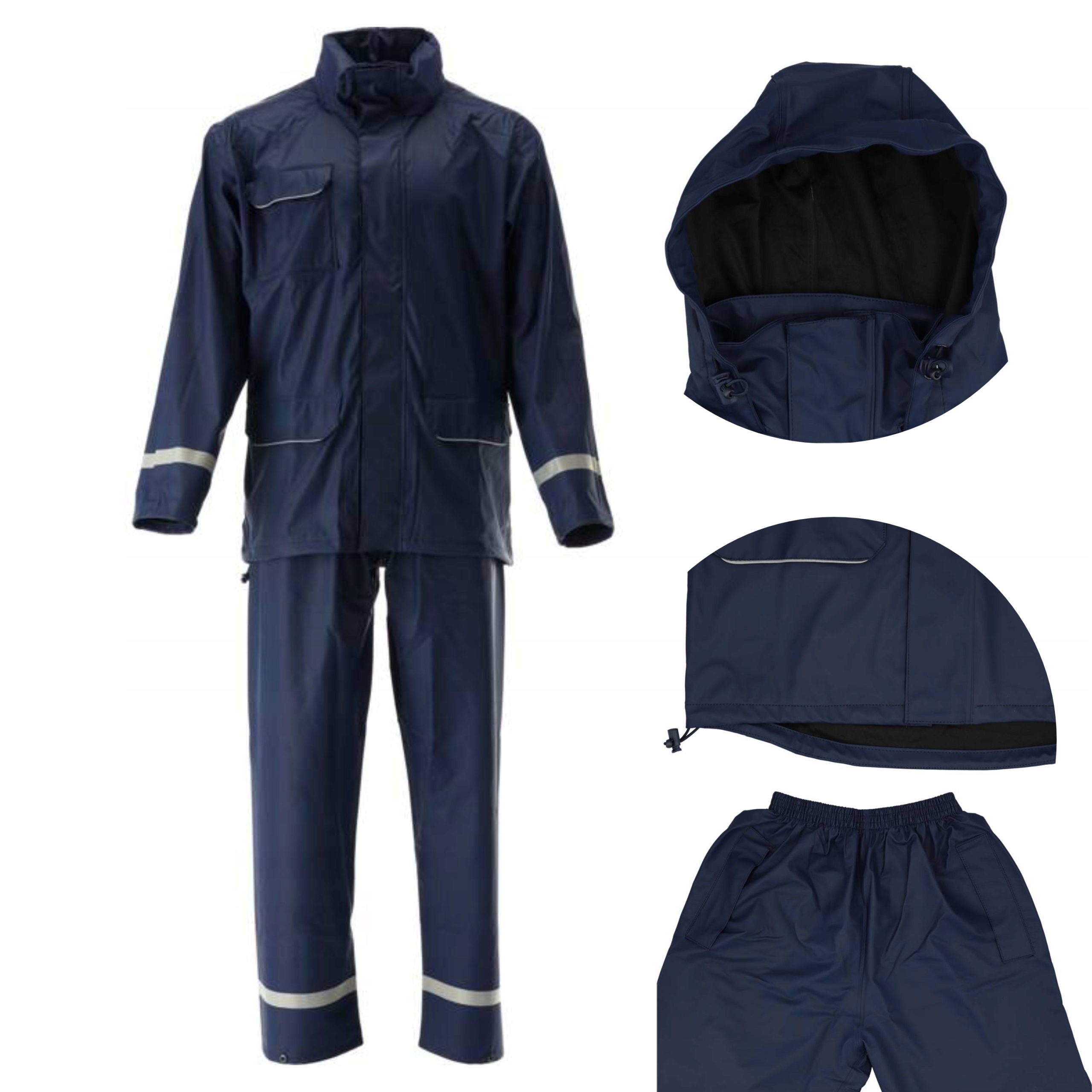 YATO KOMPLET PRZECIDESZCZOWY NAVY STRETCH R. XL