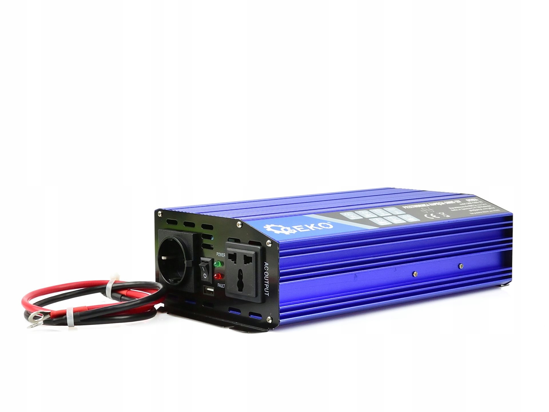 GEKO PRZETWORNICA NAPIĘC SINUS 12V/230V 1000/2000W