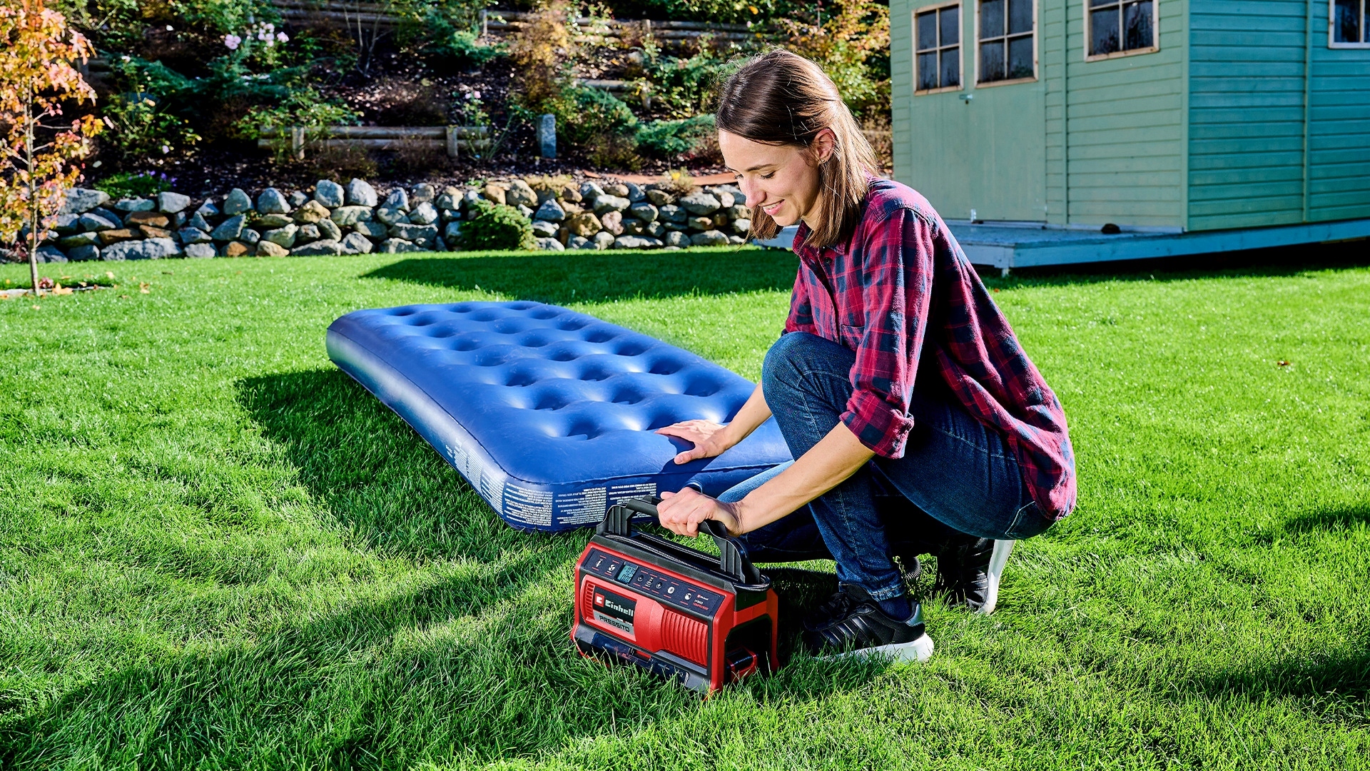 EINHELL SPRĘŻARKA KOMPRESOR HYBRYDOWY Solo PRESSITO 18/25 X-CHANGE 4020430