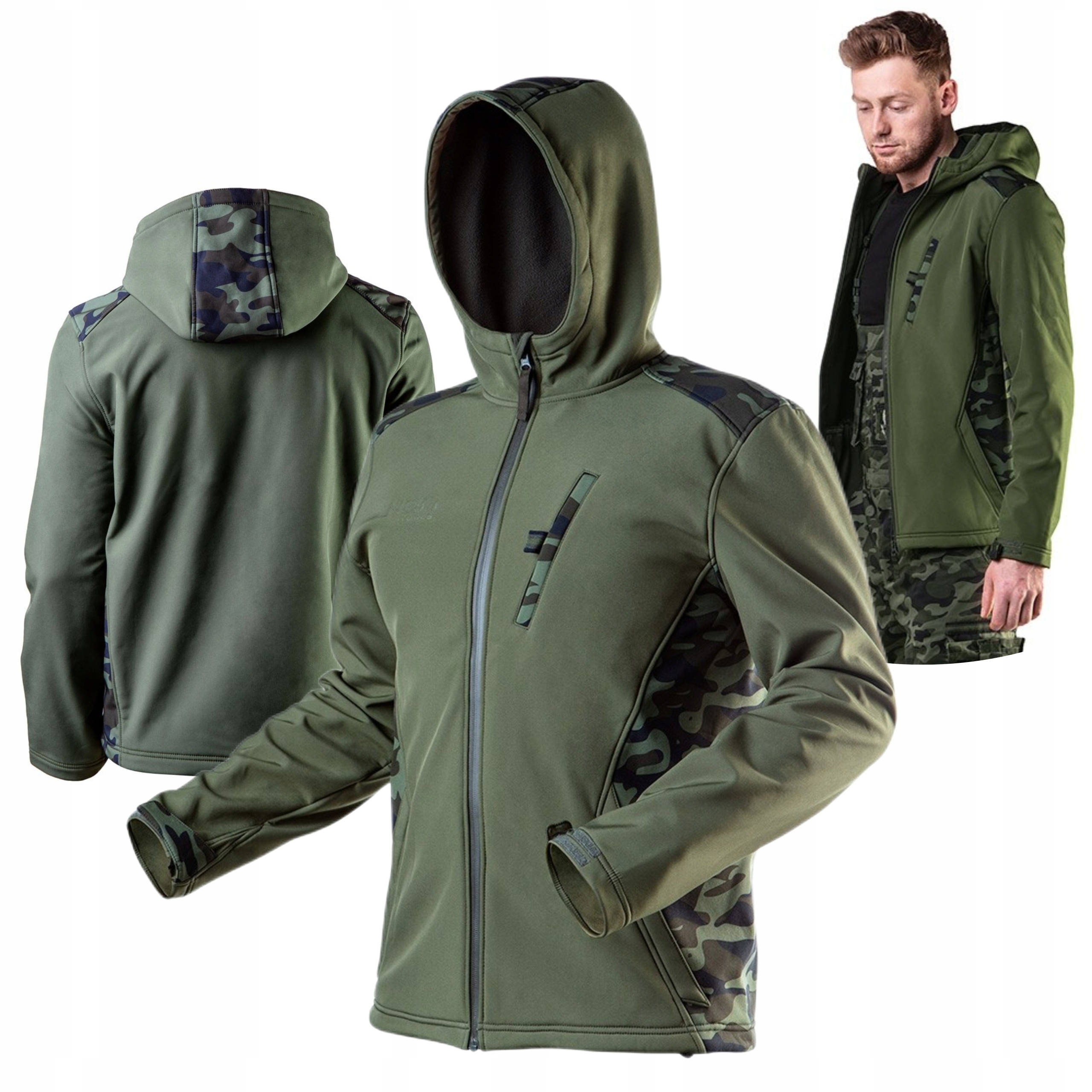 NEO KURTKA ROBOCZA KLUZA SOFTSHELL CAMO WODOODPORNA 5000mm 81-553 XXL/56