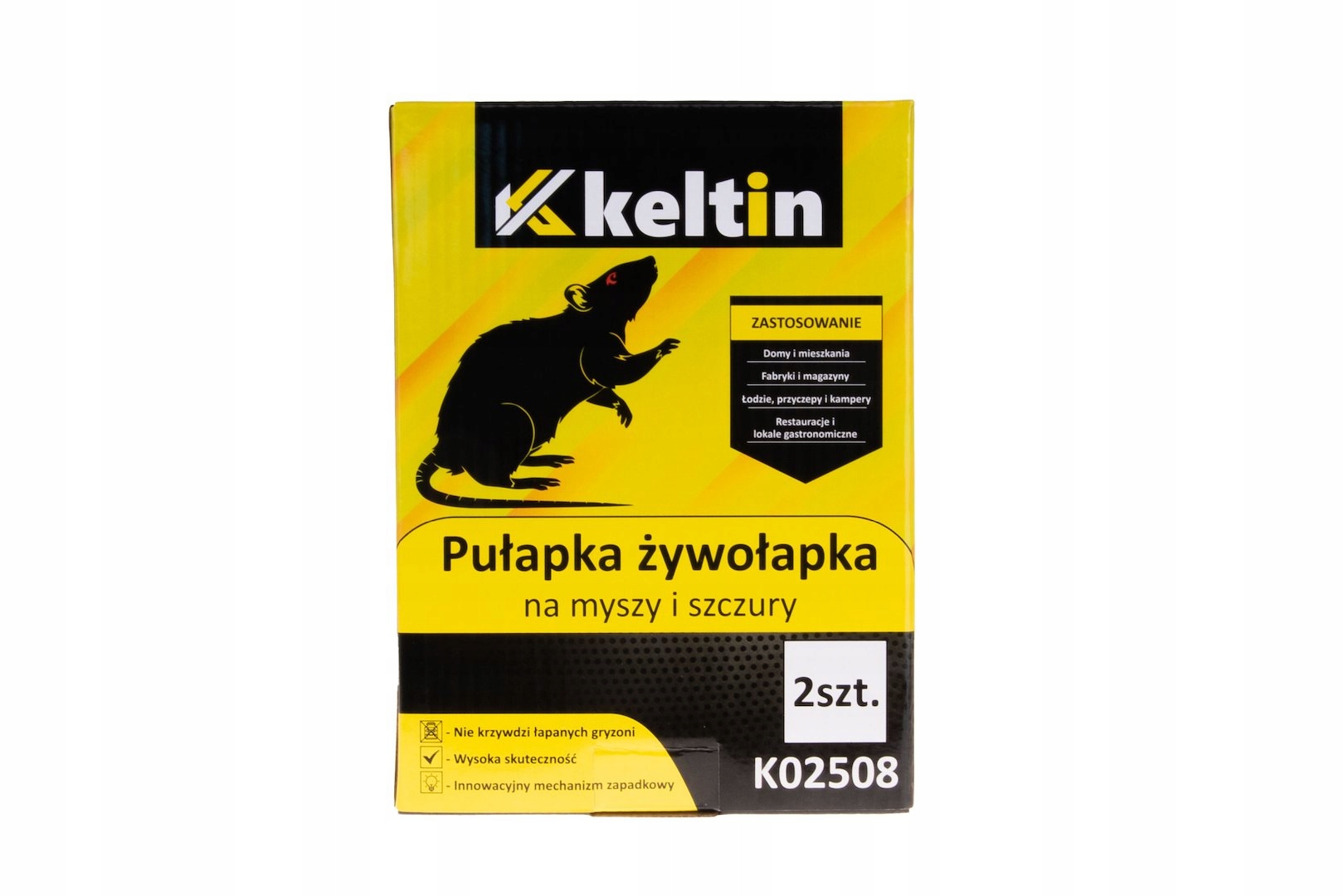 KELTIN PUŁAPKA ŻYWOŁAPKA NA MYSZY I SZCZURY 2 SZTUKI K02508