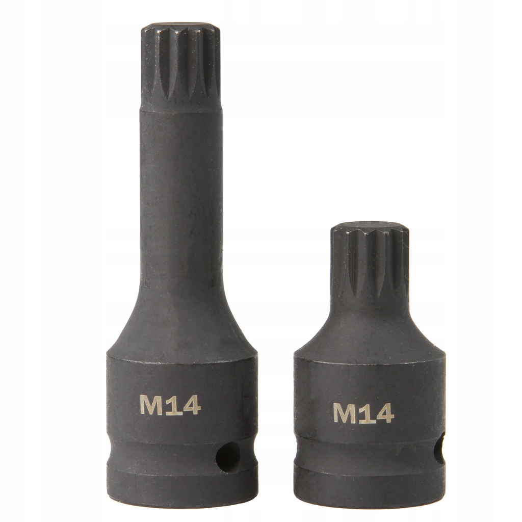KLUCZE NASADKI UDAROWE PIAST ZAWIESZENIA GWIAZDKA SPLINE M14 M16 M18 1/2''