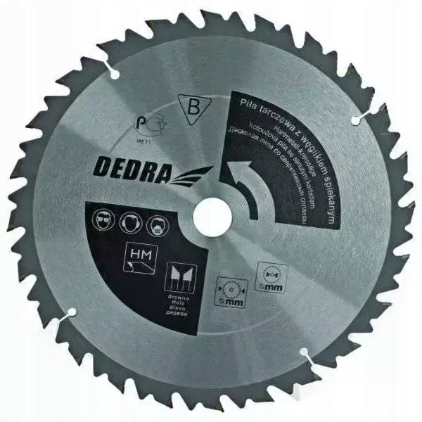 DEDRA TARCZA PIŁA TARCZOWA DO DREWNA CIĘCIE WZDŁUŻNE 500X30 36Z HL50036