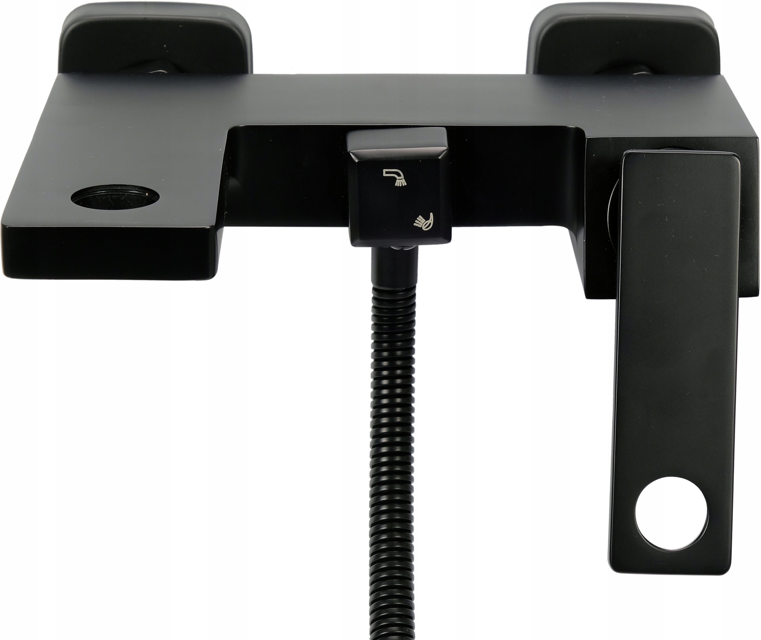 FALA 75882 BATERIA WANNOWA ŚCIENNA CZARNA CERAMICZNA GŁOWICA NOIR