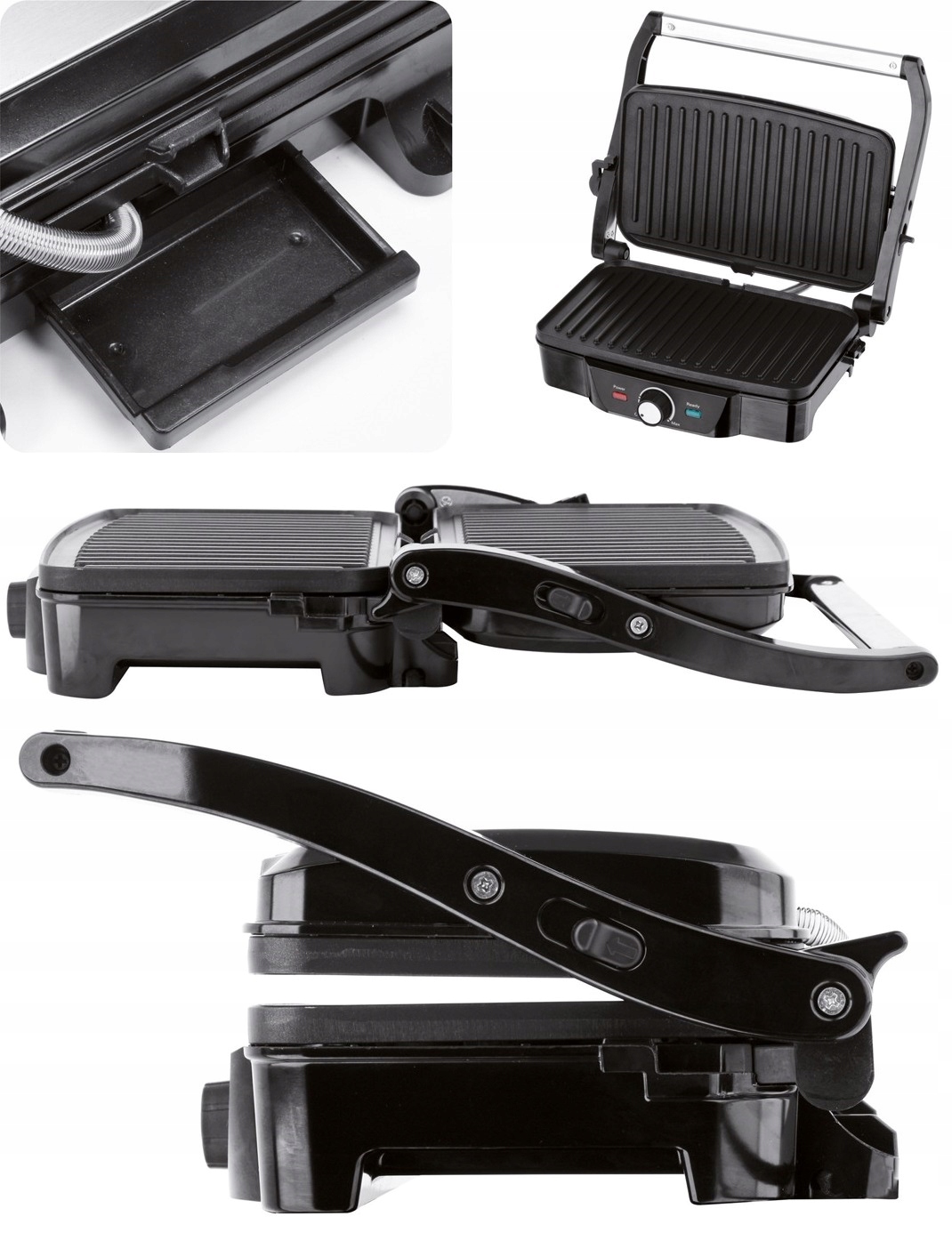 GRIL ELEKTRYCZNY STOŁOWY 1600W, 28*17CM 67458 LUND